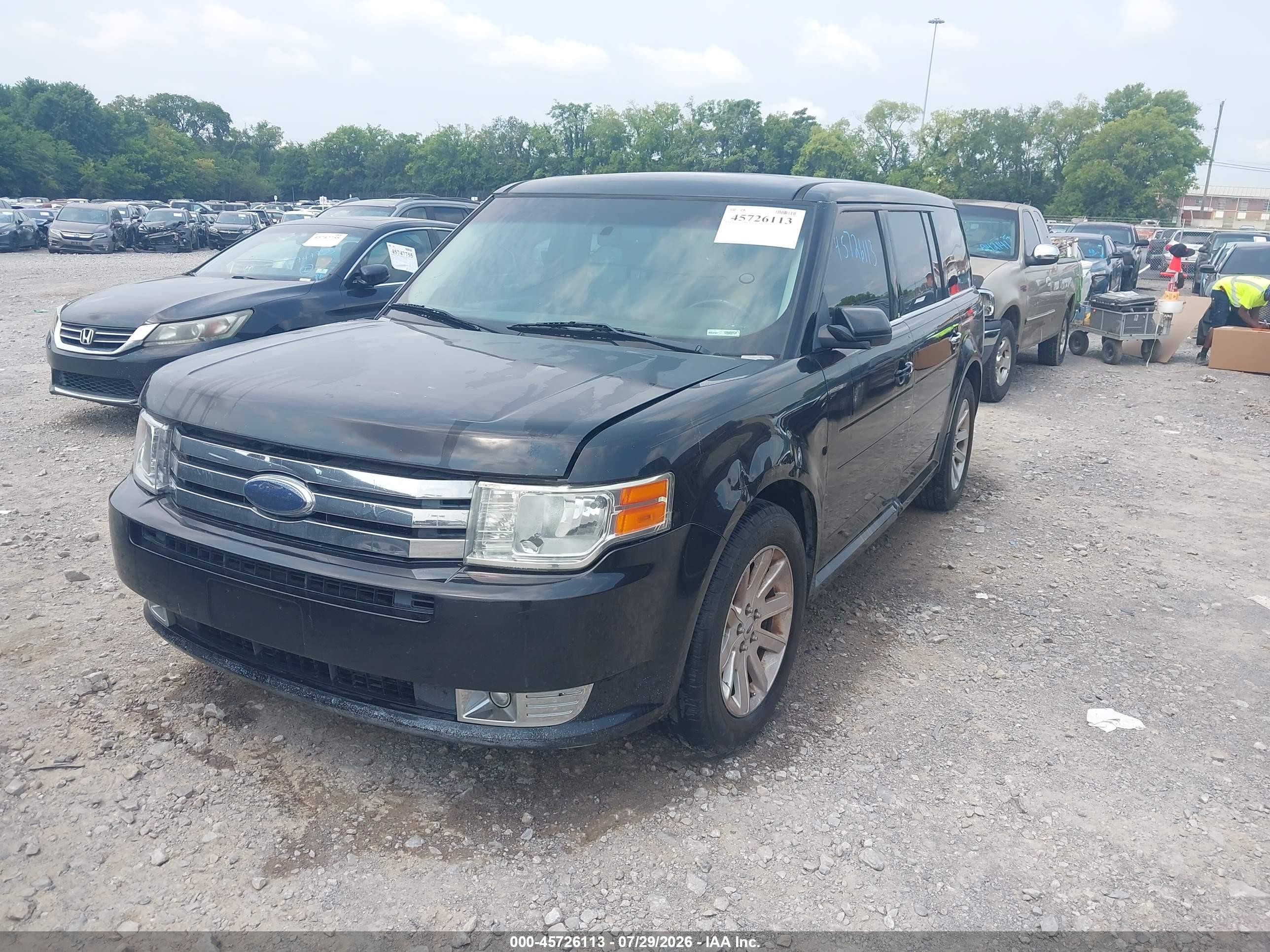 2010 Ford Flex Sel Black vin: 2FMGK5CC9ABA47177