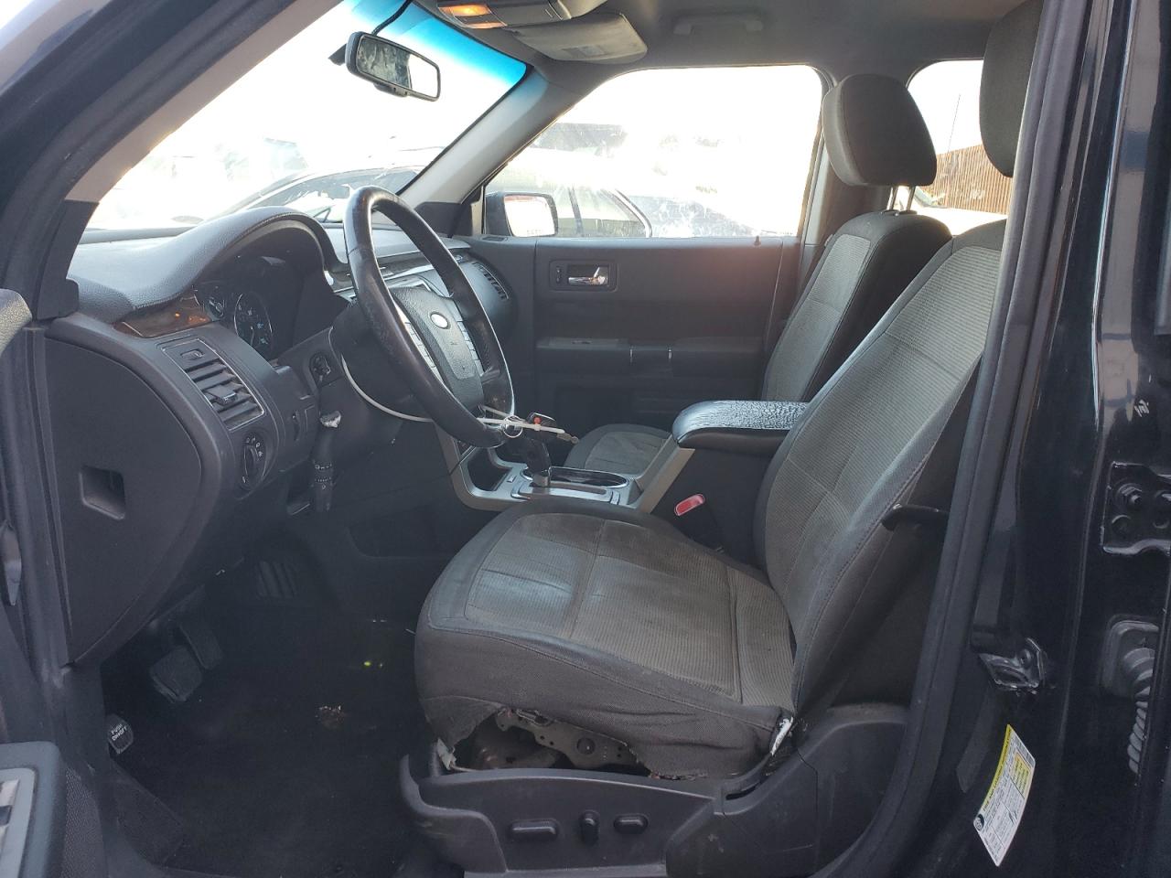 2011 Ford Flex Sel Black vin: 2FMGK5CC9BBD25853 Damage: Front Center Armrest, Worn, Replacement Required
