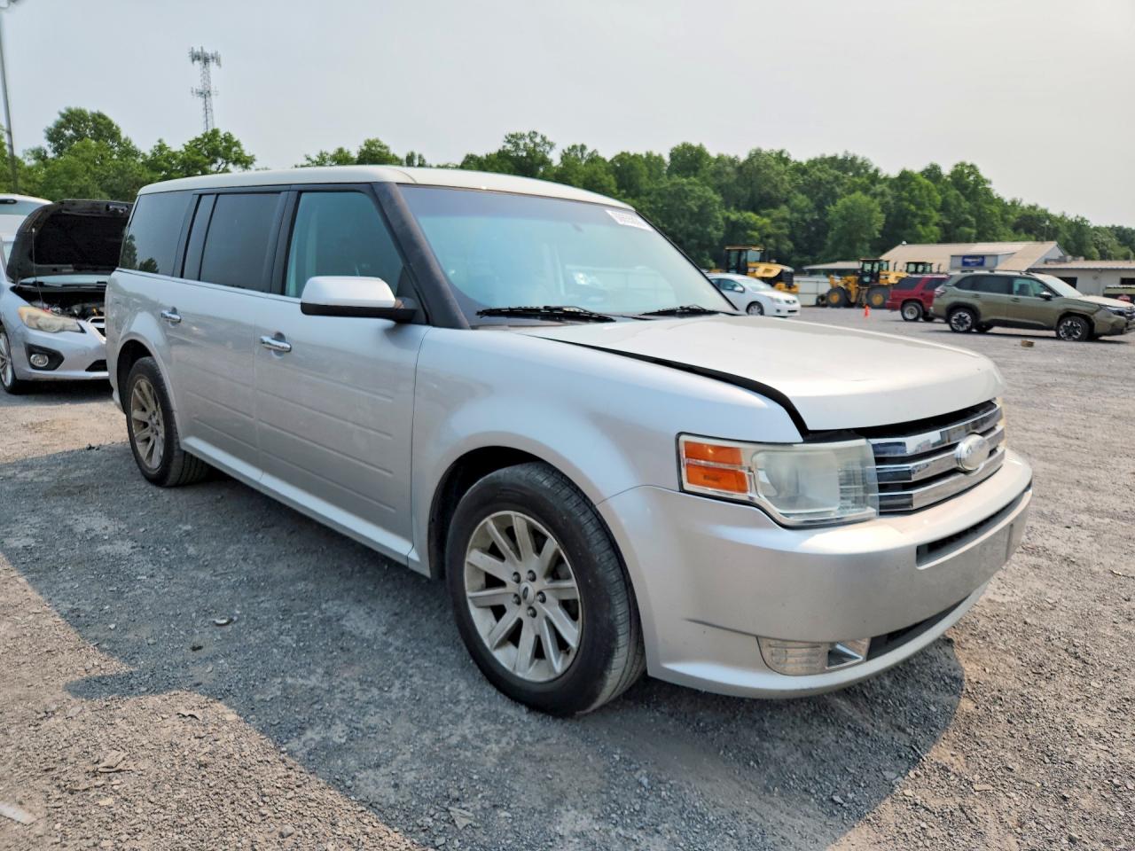 2012 Ford Flex Sel Silver vin: 2FMGK5CC9CBD09668