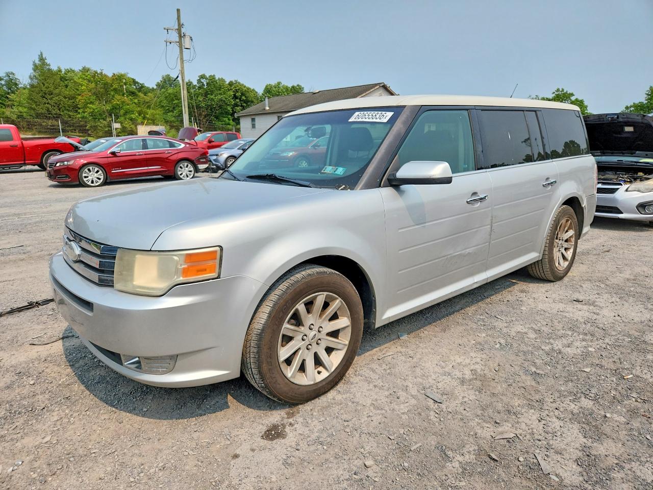 2012 Ford Flex Sel Silver vin: 2FMGK5CC9CBD09668