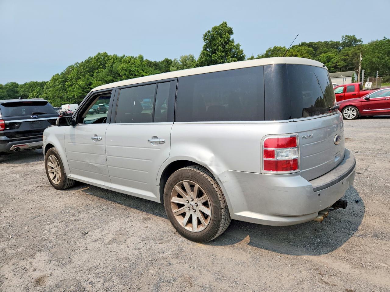 2012 Ford Flex Sel Silver vin: 2FMGK5CC9CBD09668