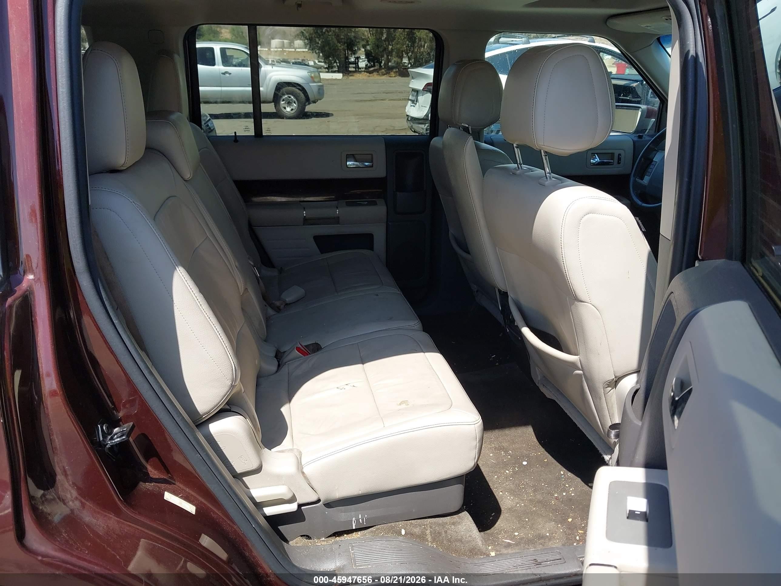 2012 Ford Flex Sel Burgundy vin: 2FMGK5CC9CBD22792