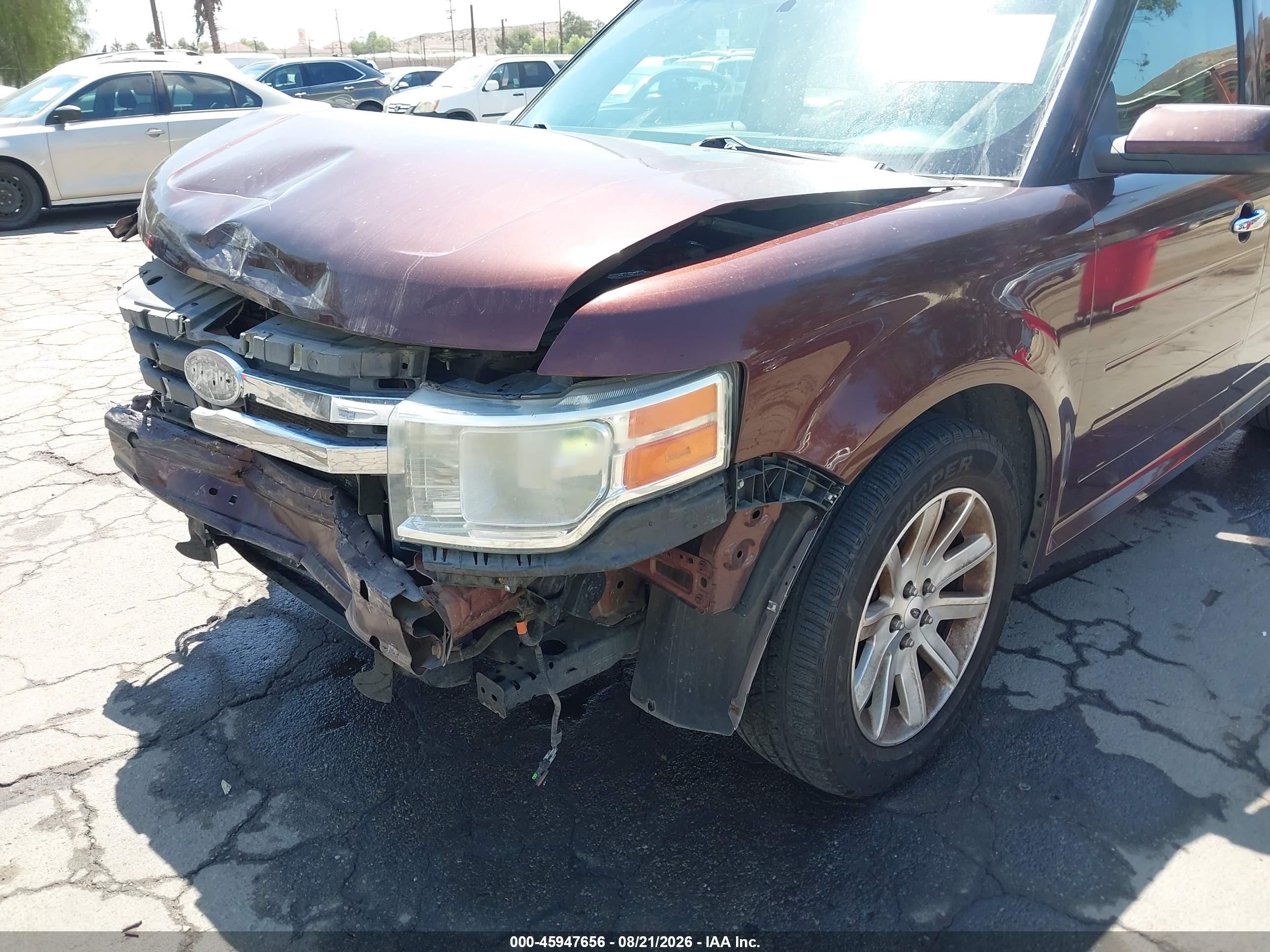2012 Ford Flex Sel Burgundy vin: 2FMGK5CC9CBD22792