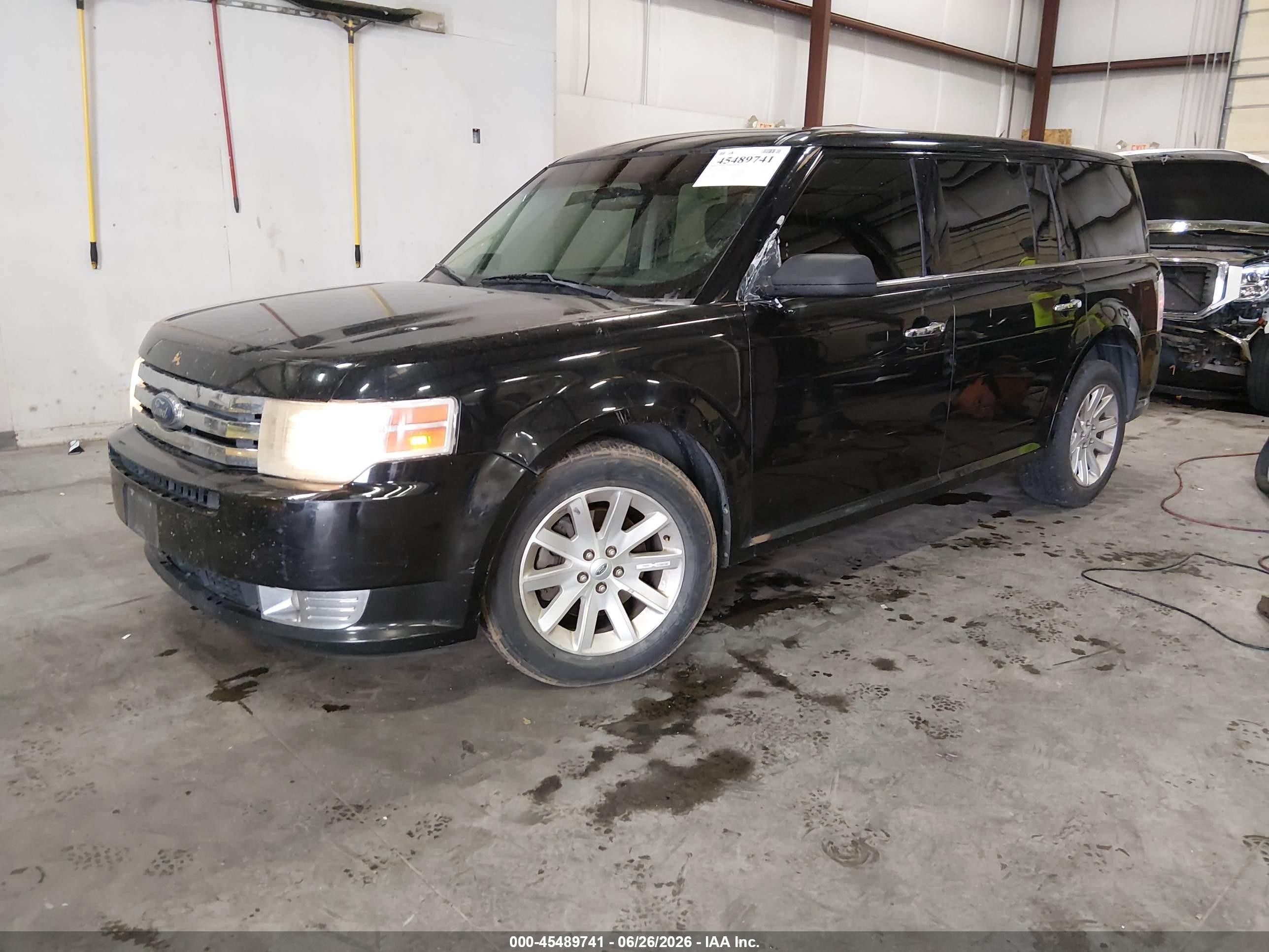 2010 Ford Flex Sel Black vin: 2FMGK5CCXABA18044