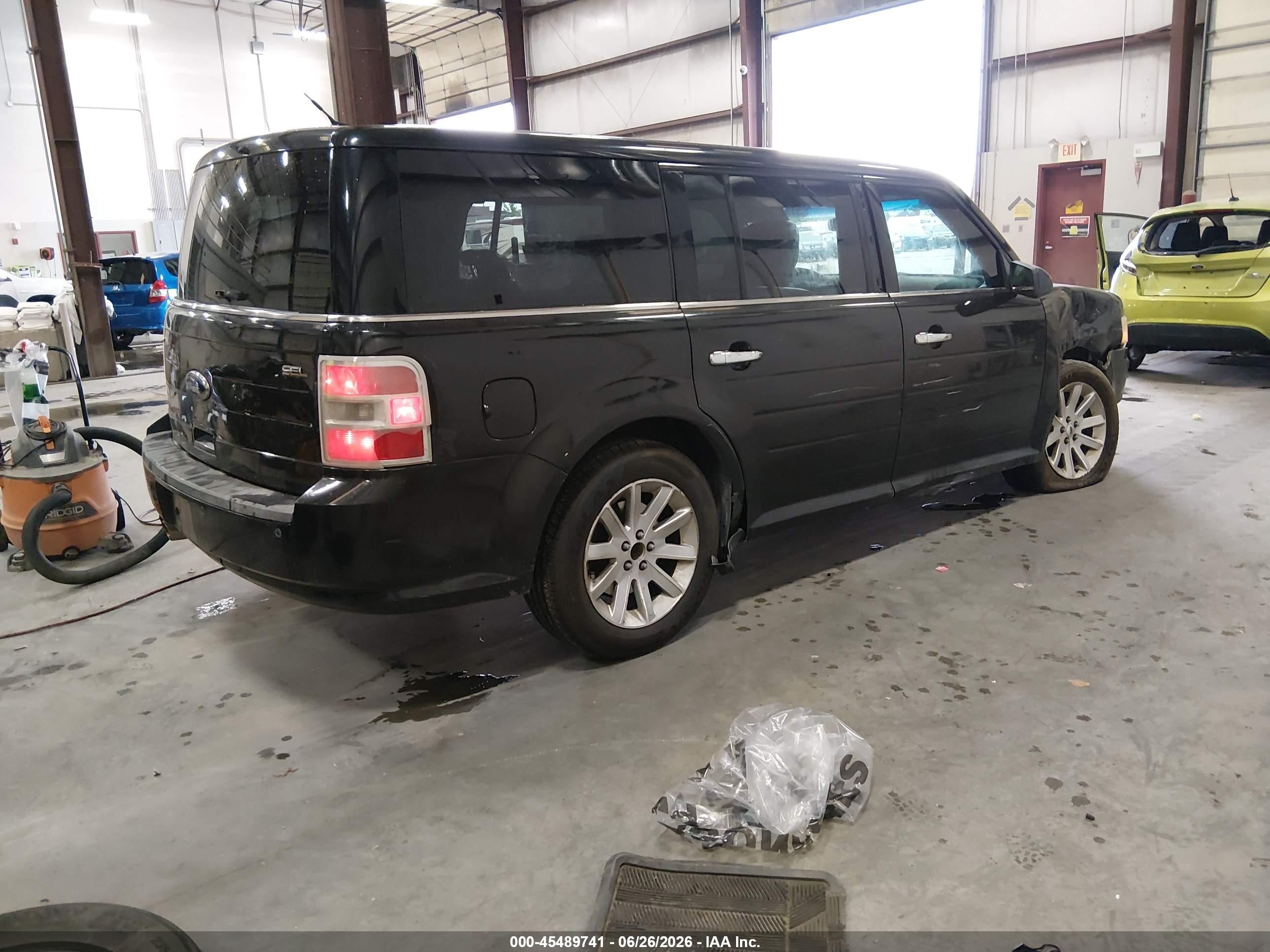 2010 Ford Flex Sel Black vin: 2FMGK5CCXABA18044