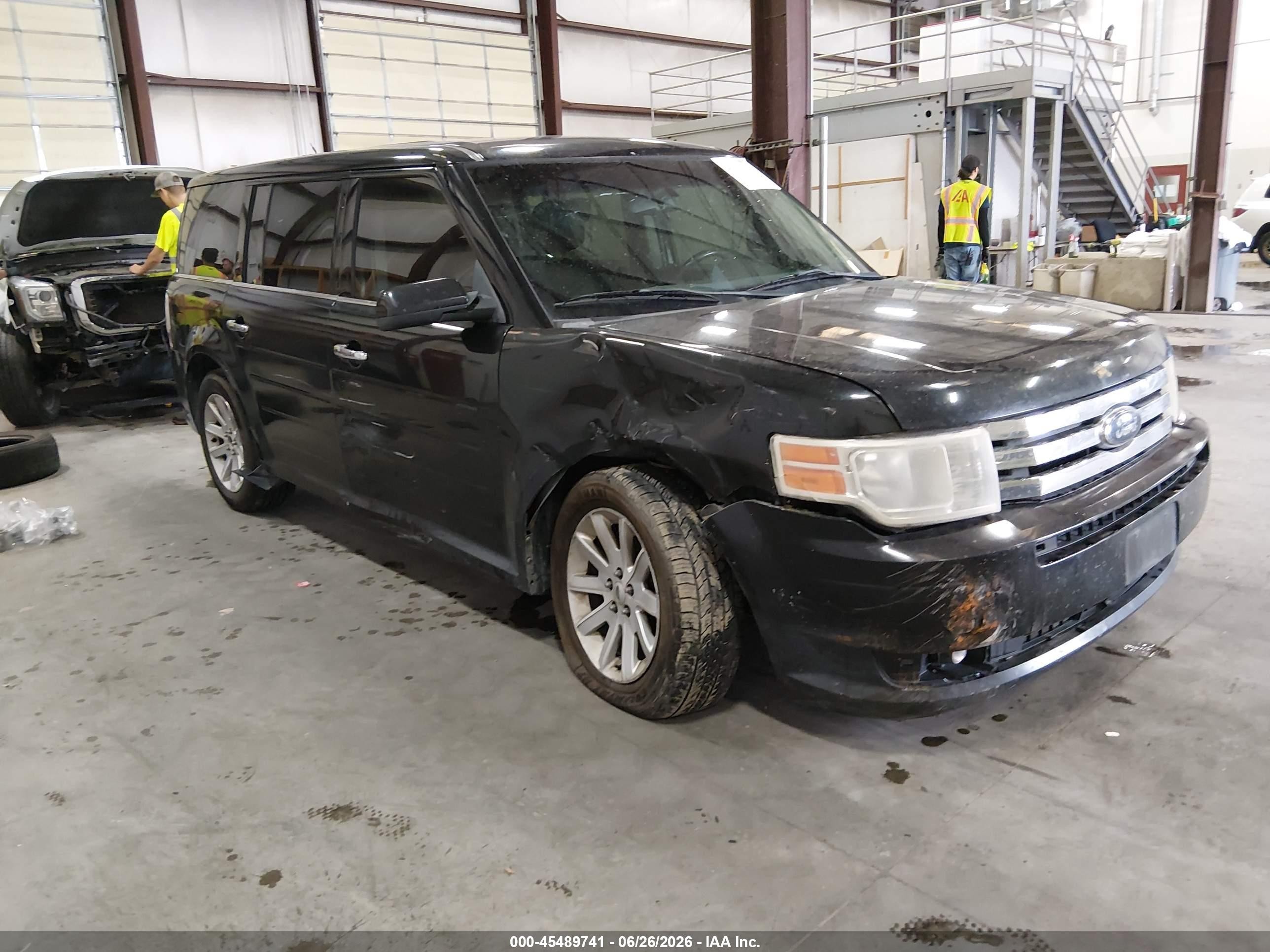 2010 Ford Flex Sel Black vin: 2FMGK5CCXABA18044