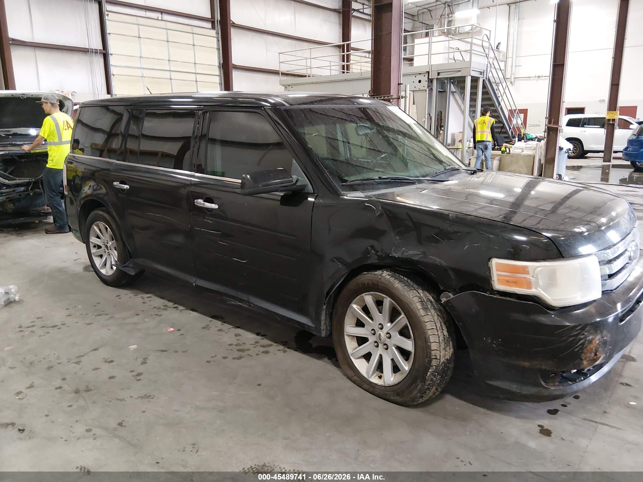 2010 Ford Flex Sel Black vin: 2FMGK5CCXABA18044