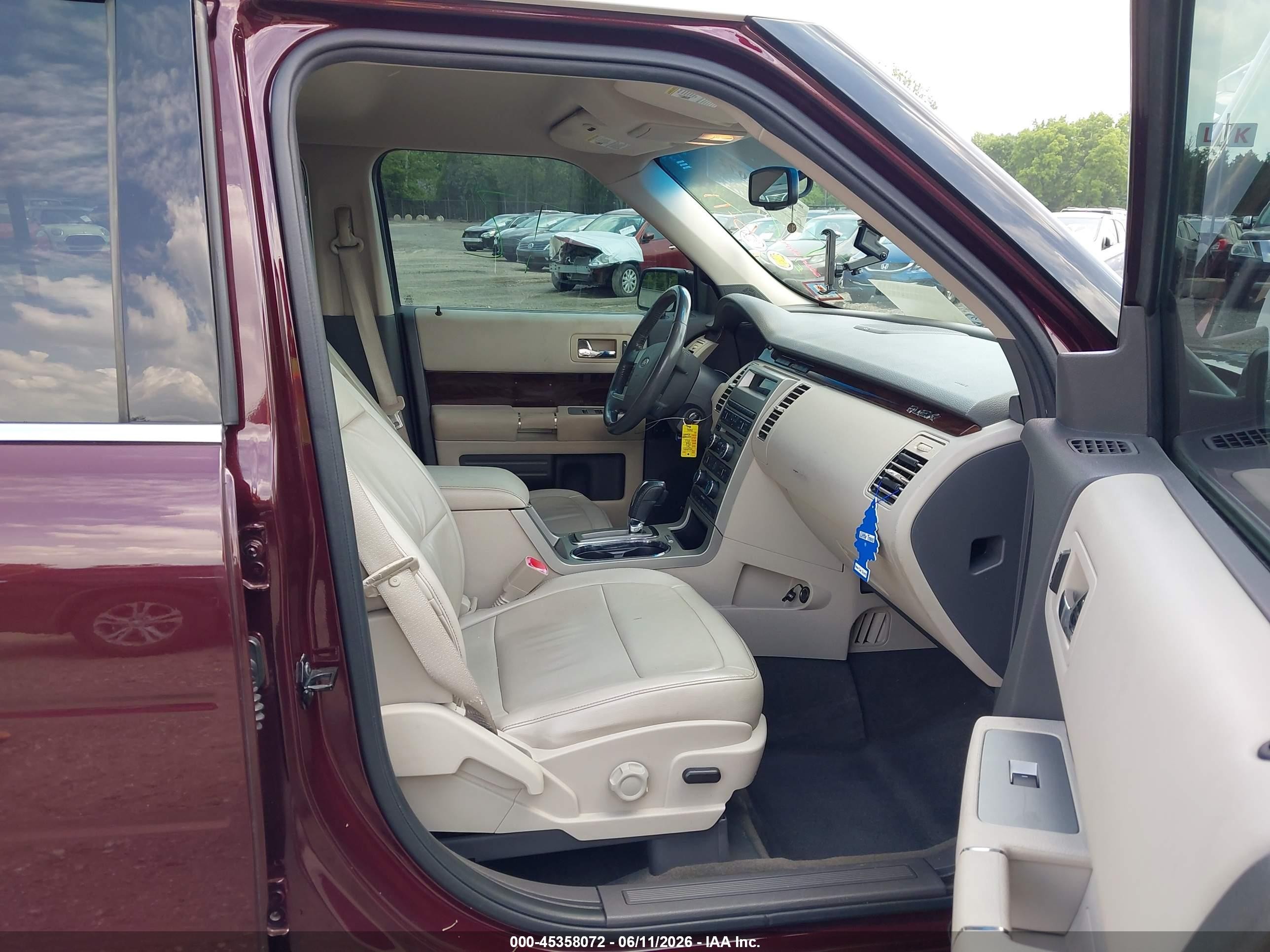 2011 Ford Flex Sel Red vin: 2FMGK5CCXBBD29622