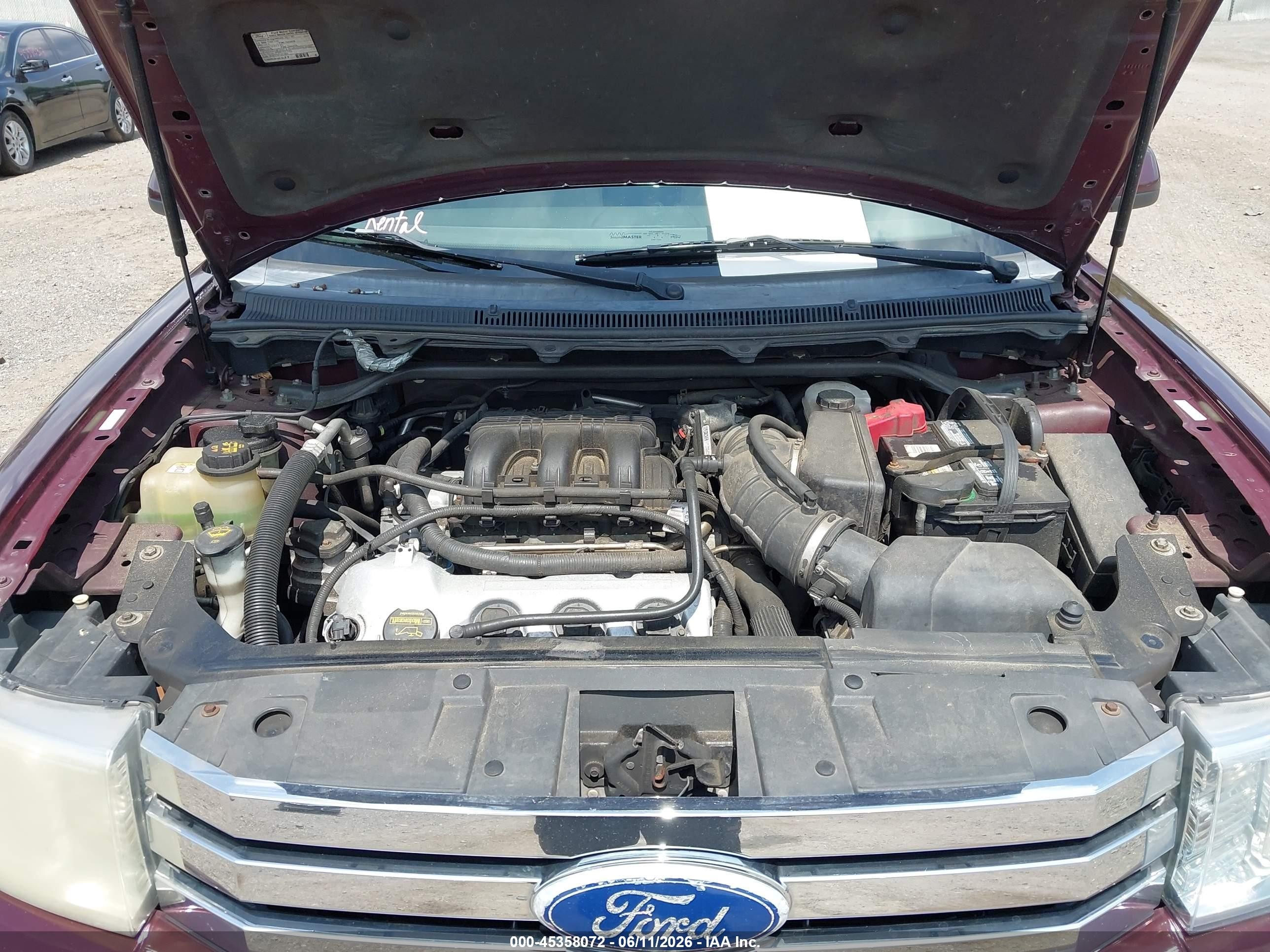 2011 Ford Flex Sel Red vin: 2FMGK5CCXBBD29622