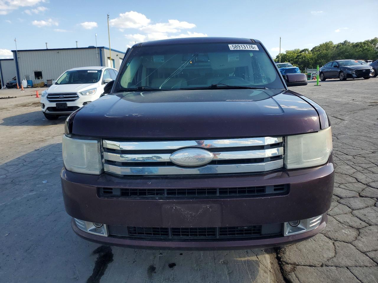 2011 Ford Flex Sel Burgundy vin: 2FMGK5CCXBBD35498