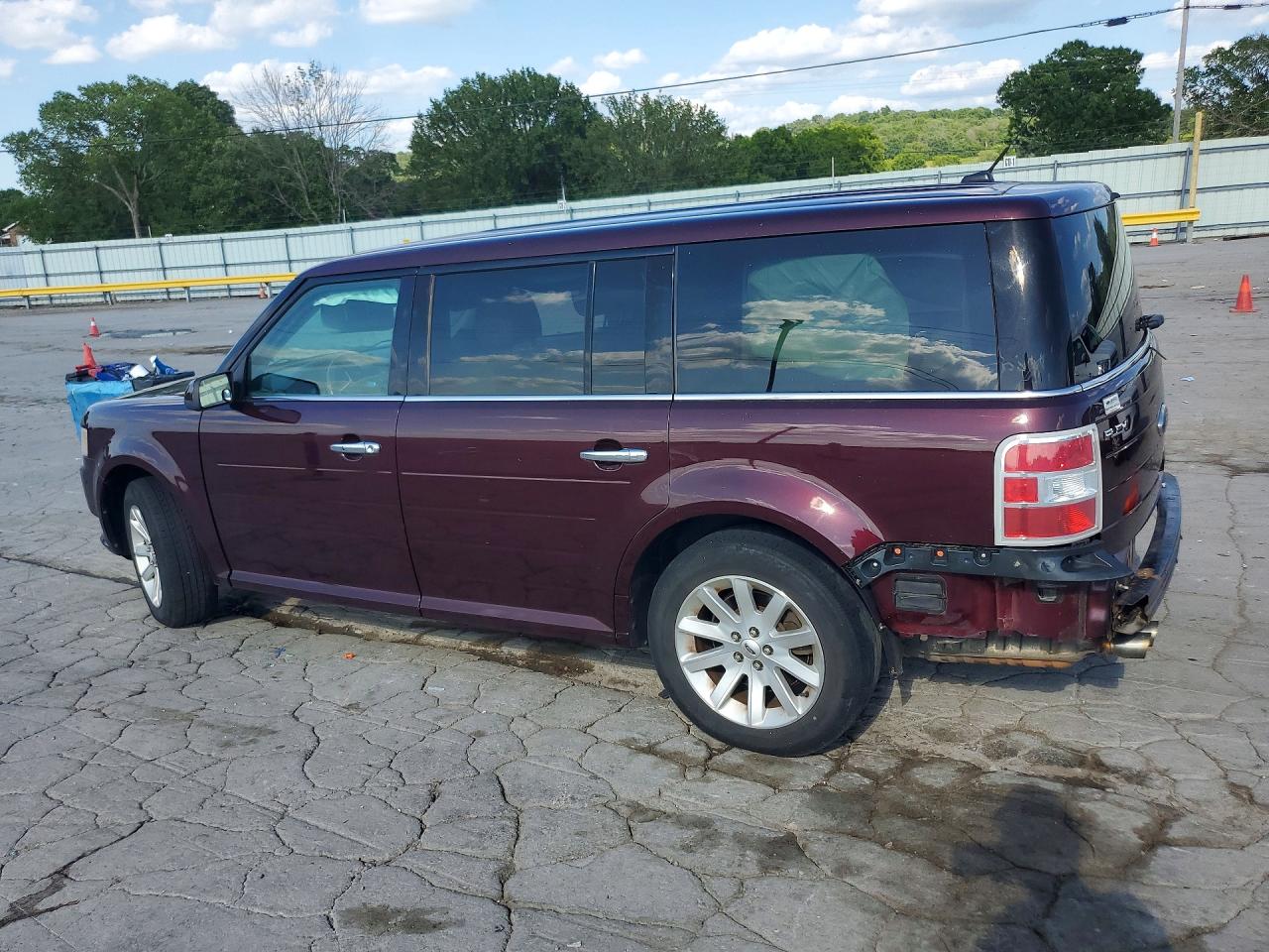 2011 Ford Flex Sel Burgundy vin: 2FMGK5CCXBBD35498