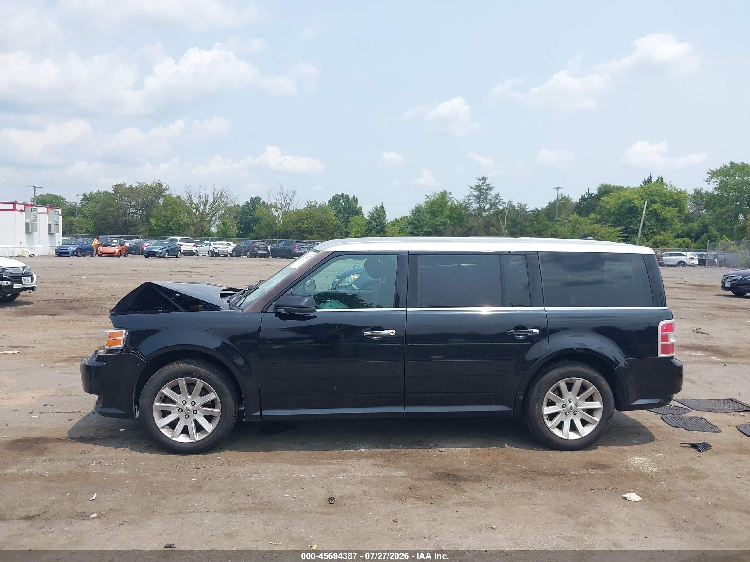 2012 Ford Flex Sel Black vin: 2FMGK5CCXCBD08240