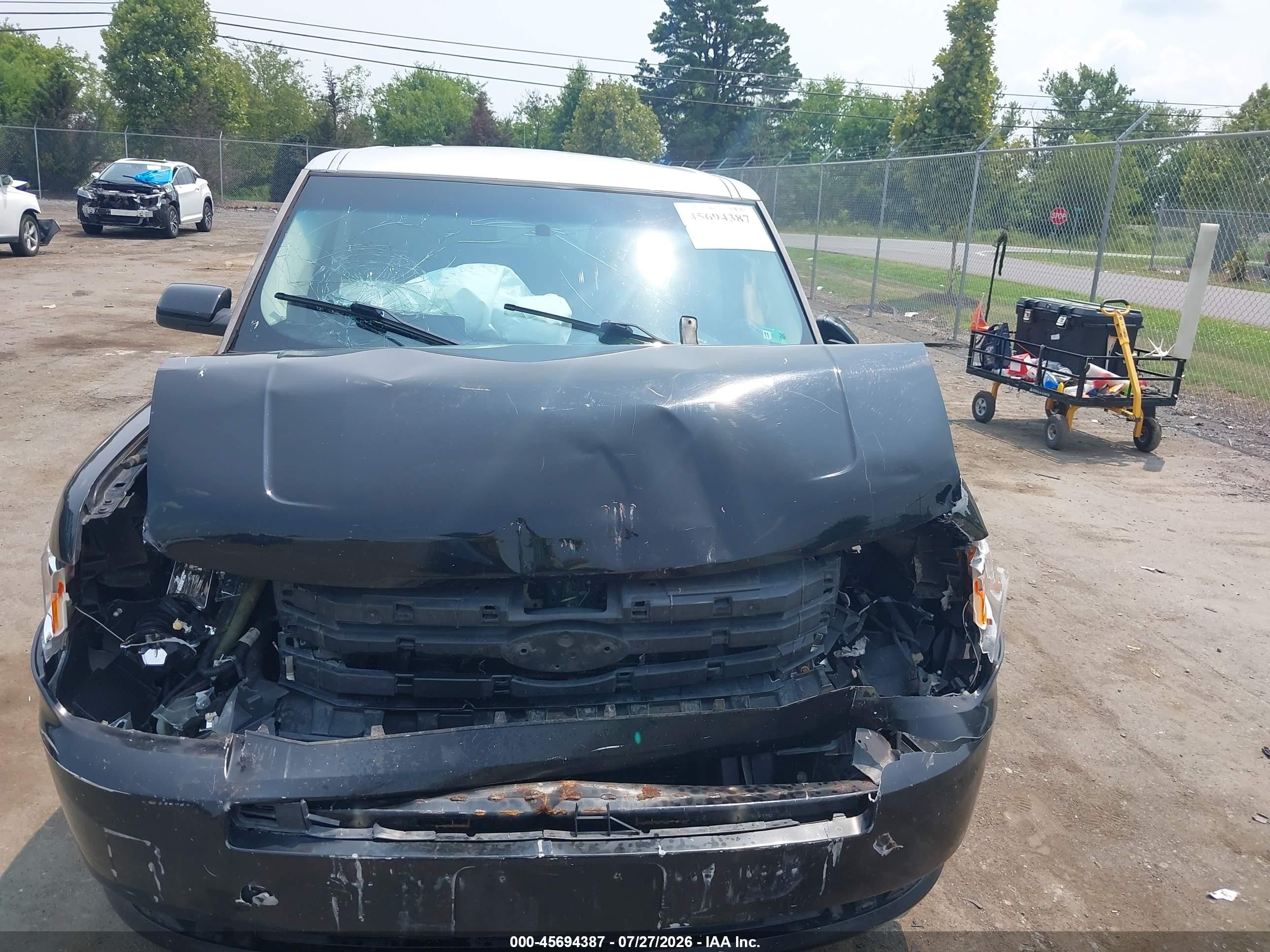 2012 Ford Flex Sel Black vin: 2FMGK5CCXCBD08240