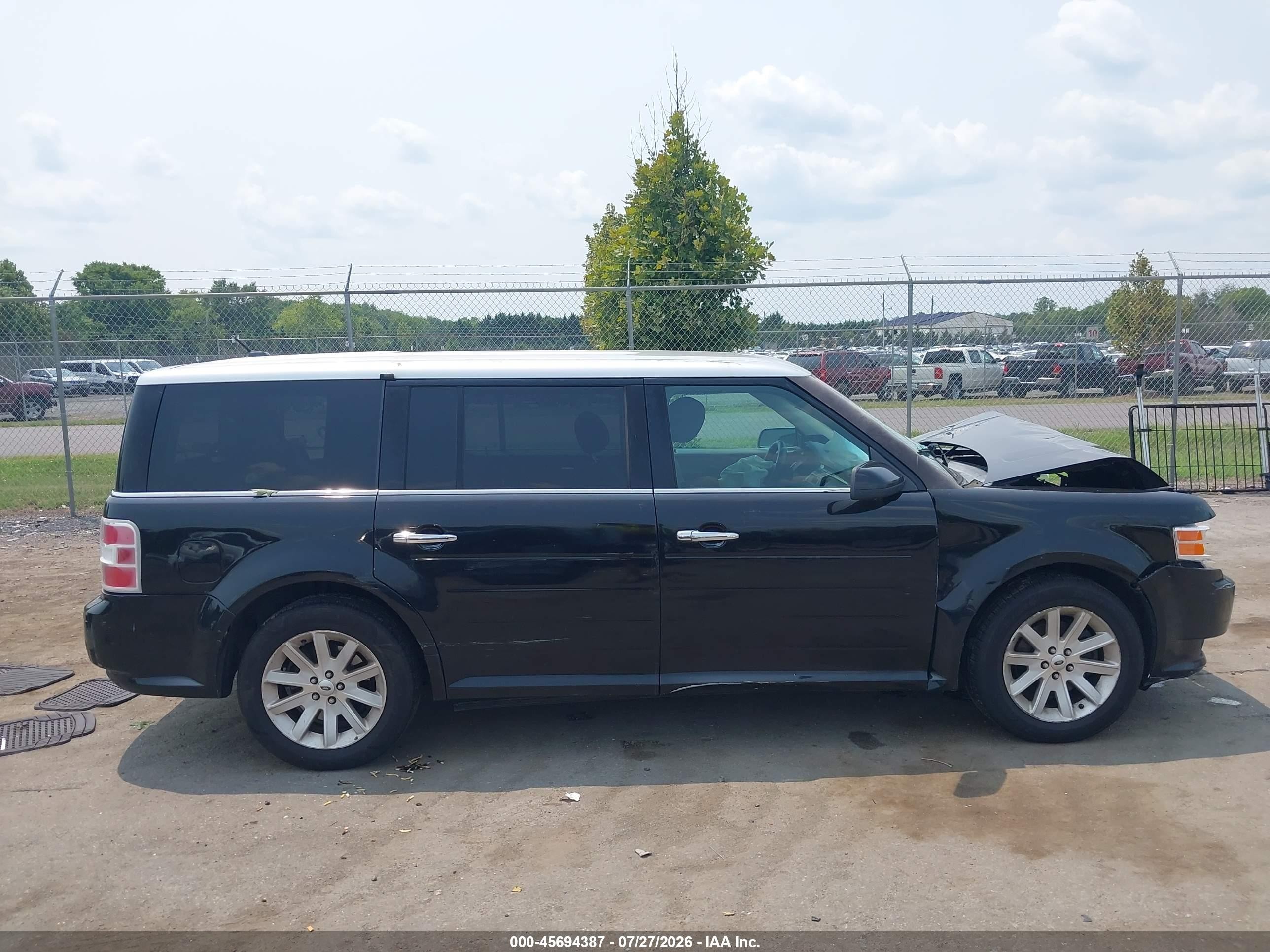 2012 Ford Flex Sel Black vin: 2FMGK5CCXCBD08240