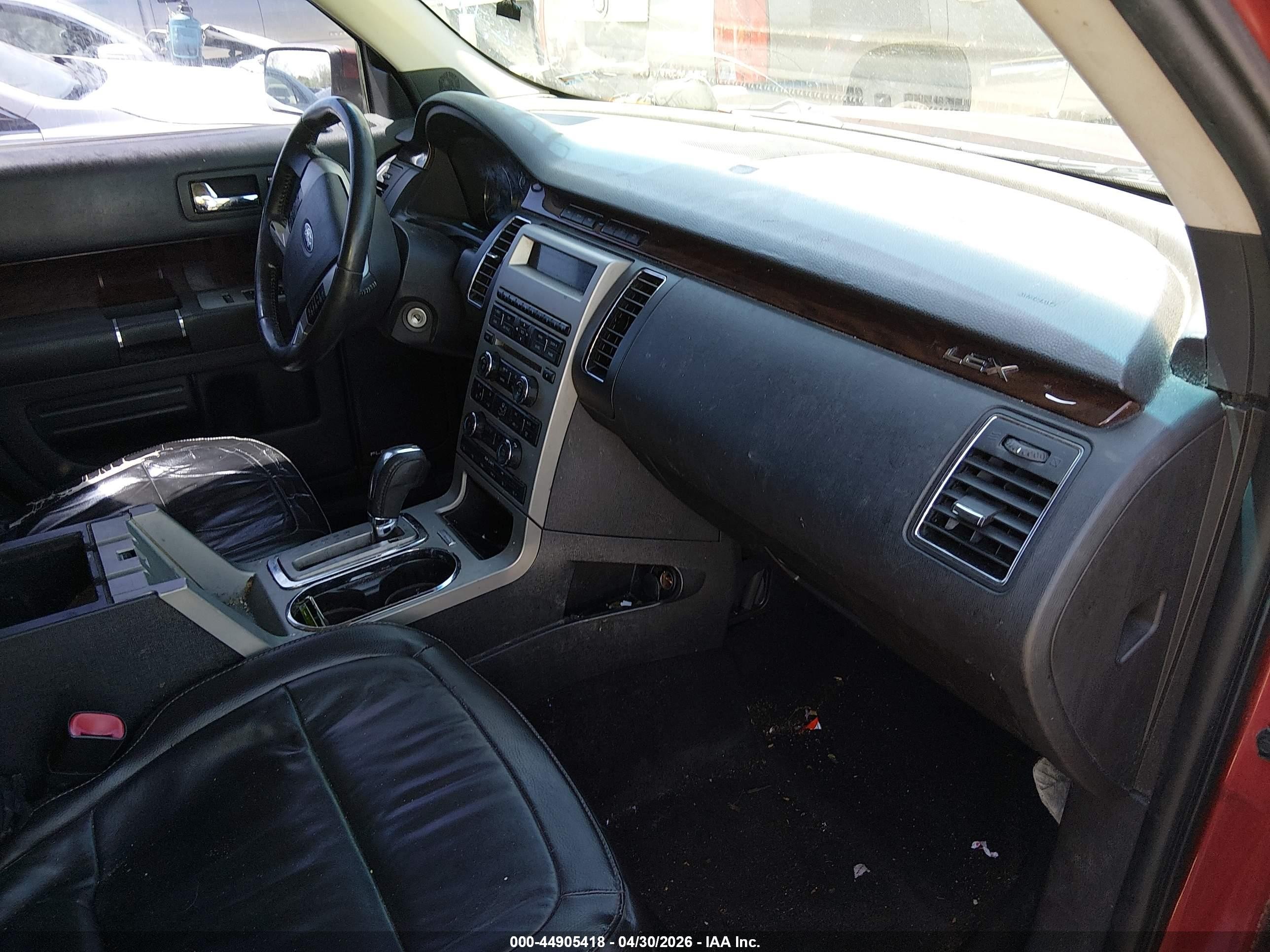 2012 Ford Flex Sel Red vin: 2FMGK5CCXCBD13745