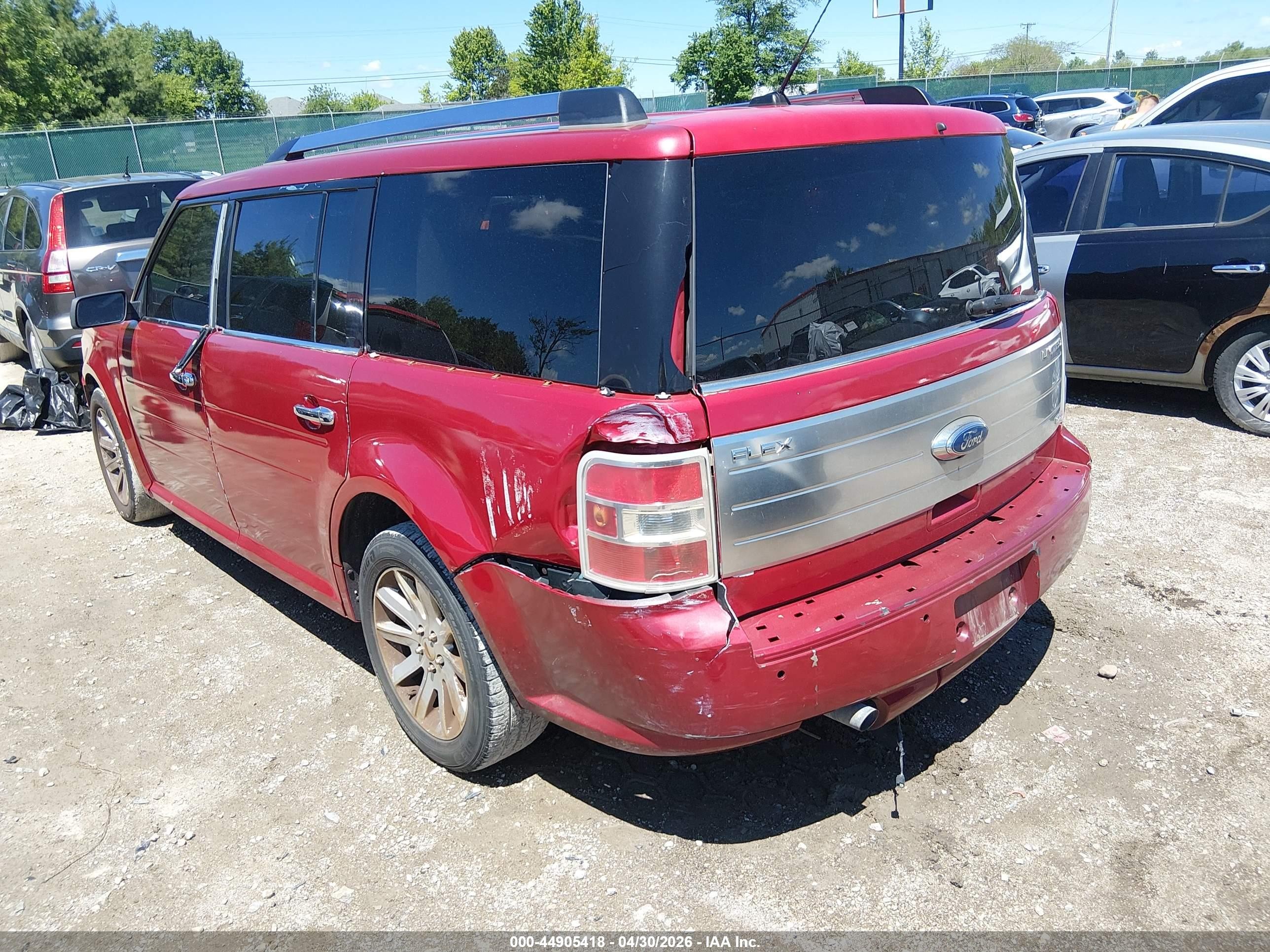 2012 Ford Flex Sel Red vin: 2FMGK5CCXCBD13745
