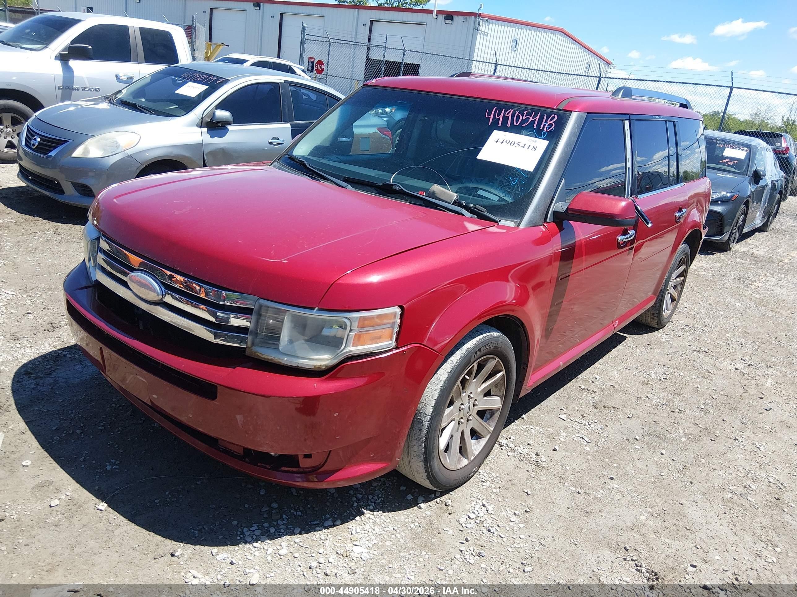 2012 Ford Flex Sel Red vin: 2FMGK5CCXCBD13745