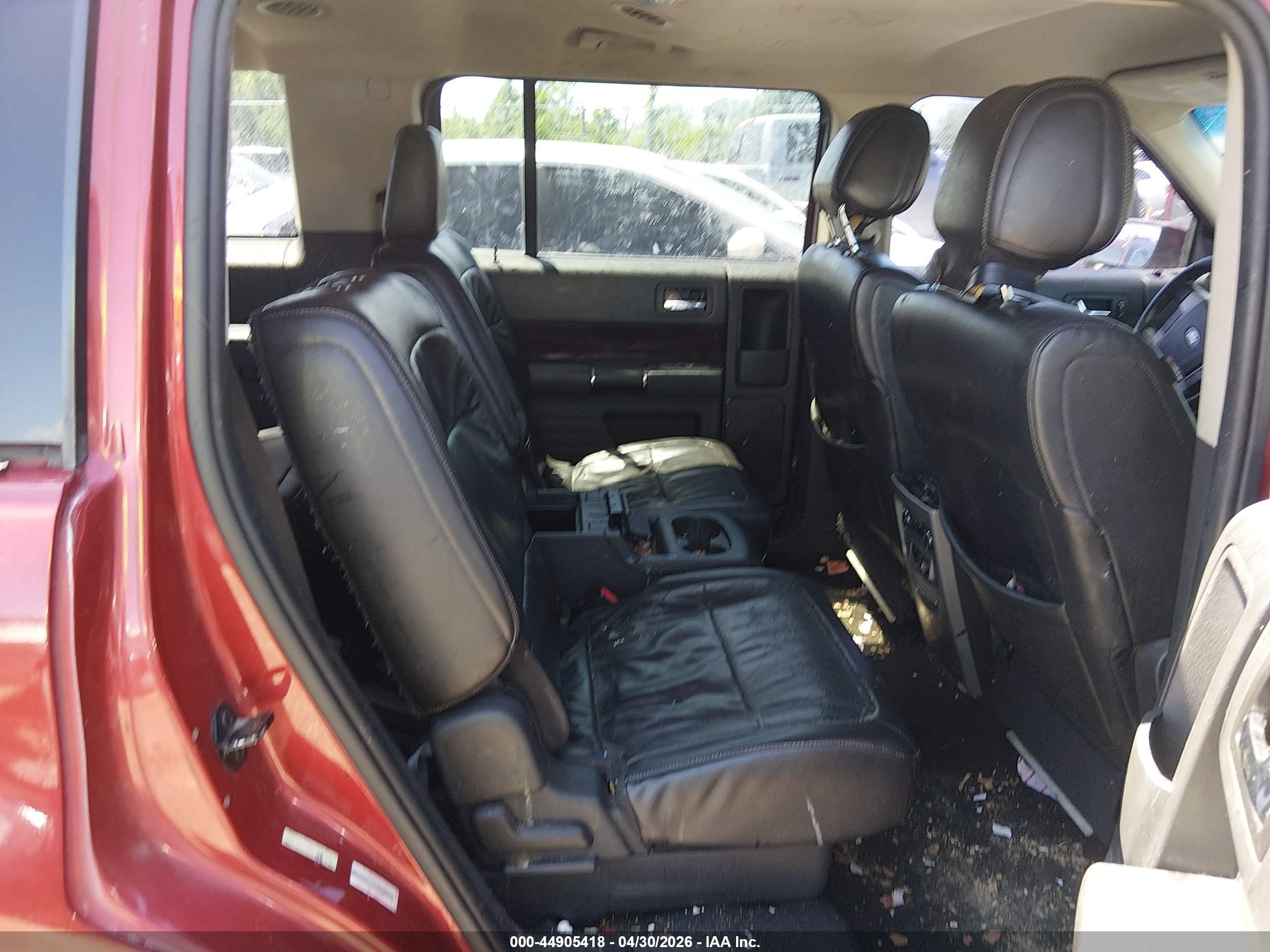 2012 Ford Flex Sel Red vin: 2FMGK5CCXCBD13745
