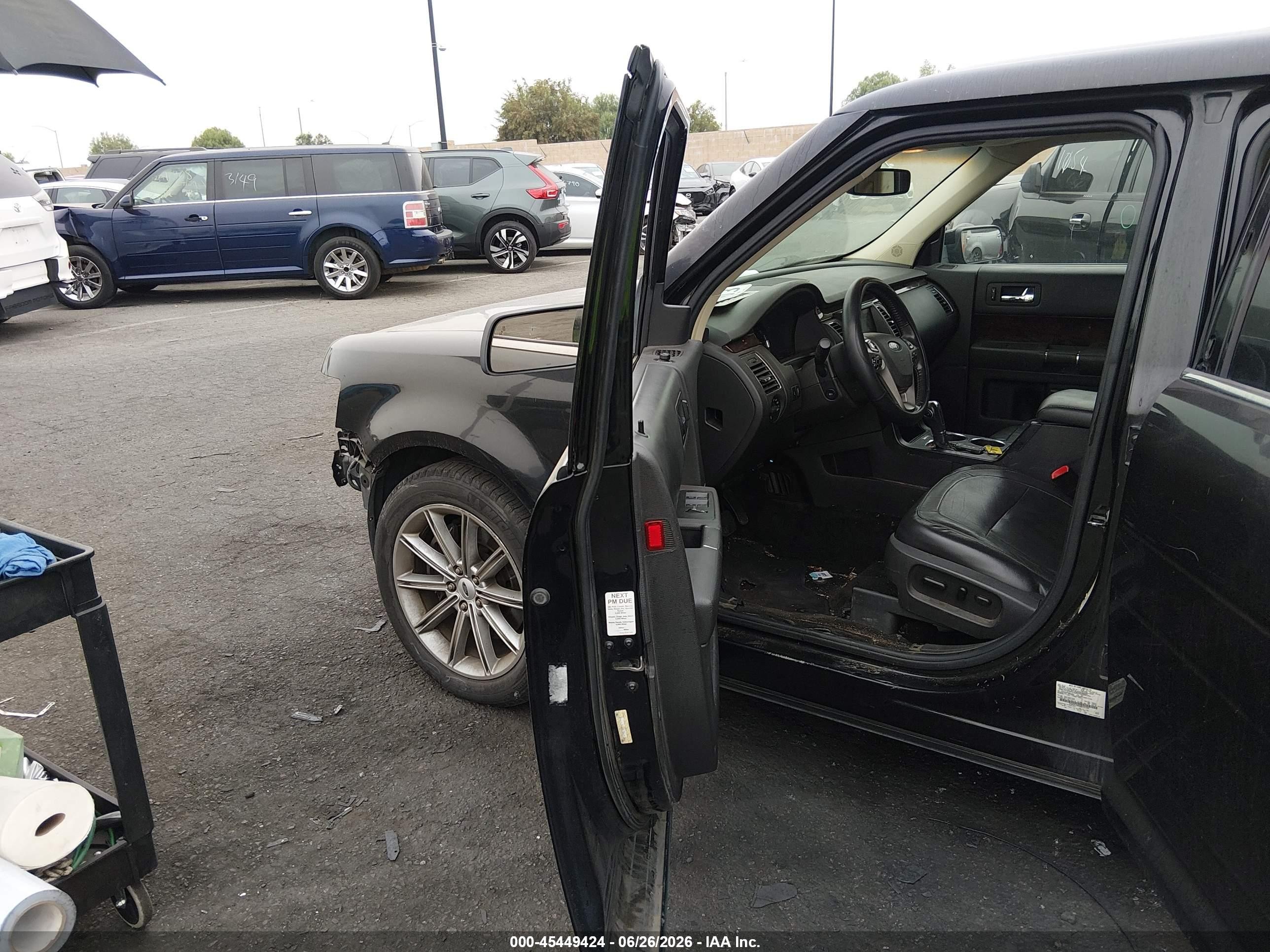 2013 Ford Flex Limited Черный vin: 2FMGK5D80DBD02300
