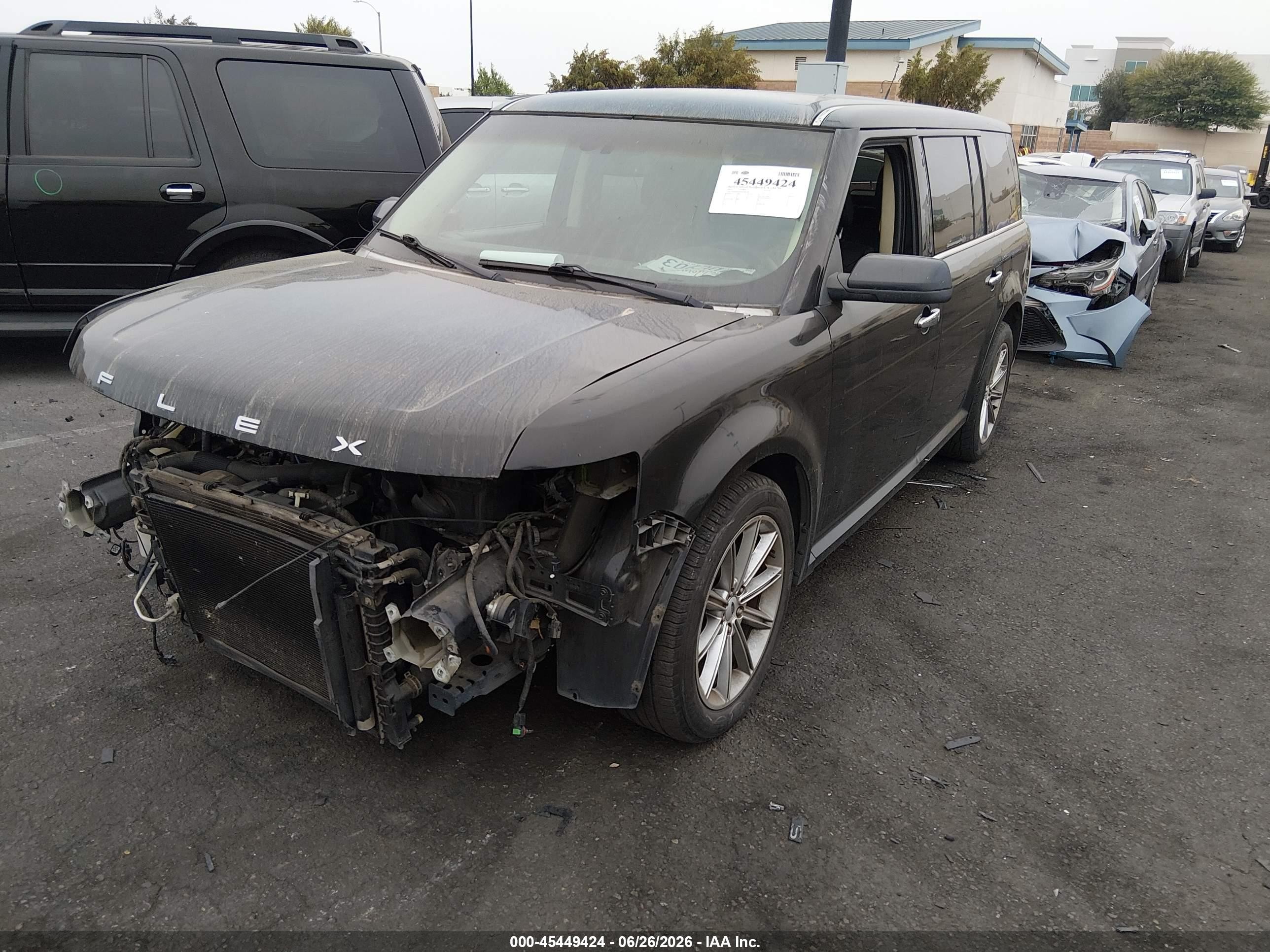 2013 Ford Flex Limited Черный vin: 2FMGK5D80DBD02300