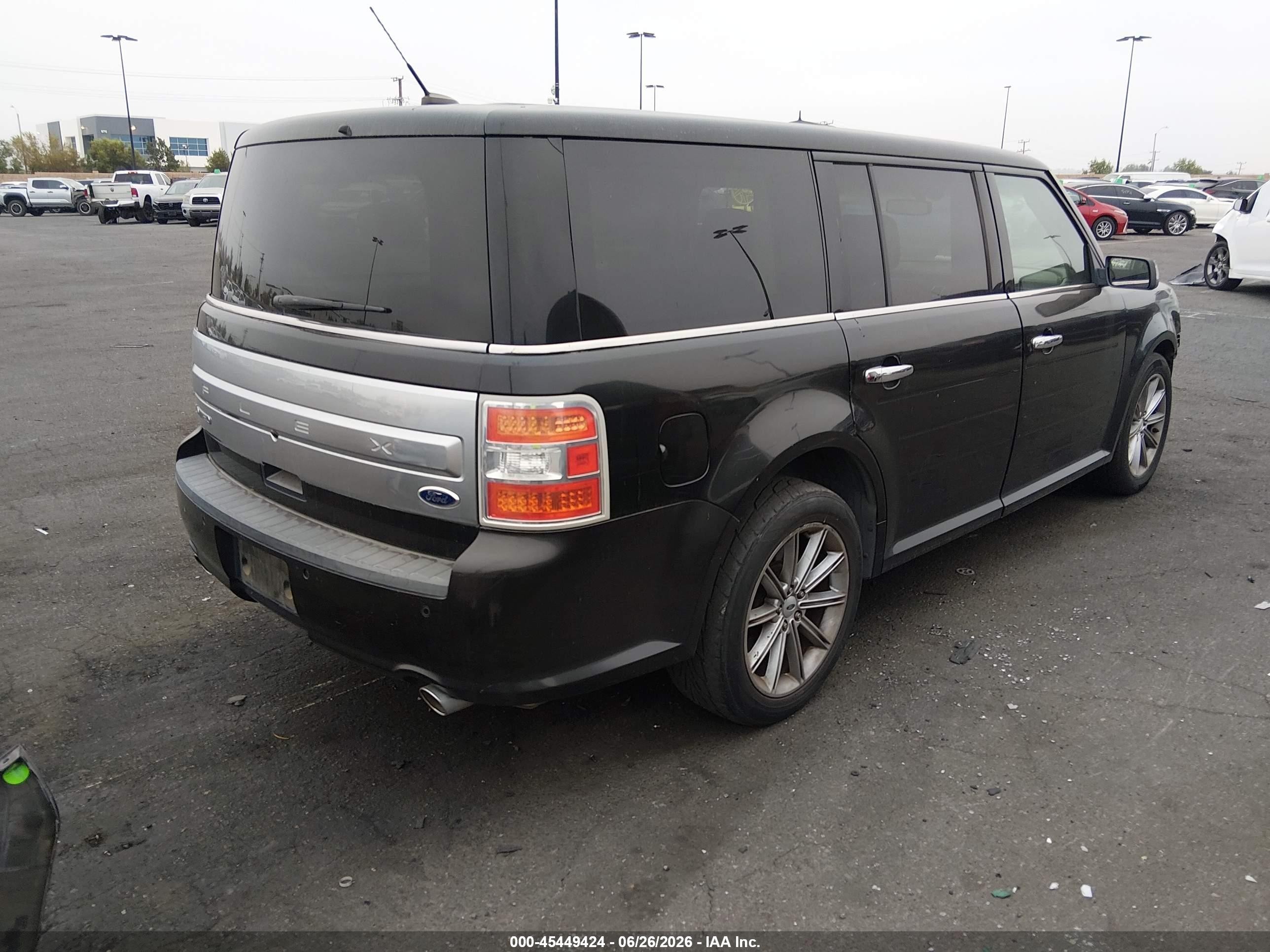 2013 Ford Flex Limited Черный vin: 2FMGK5D80DBD02300