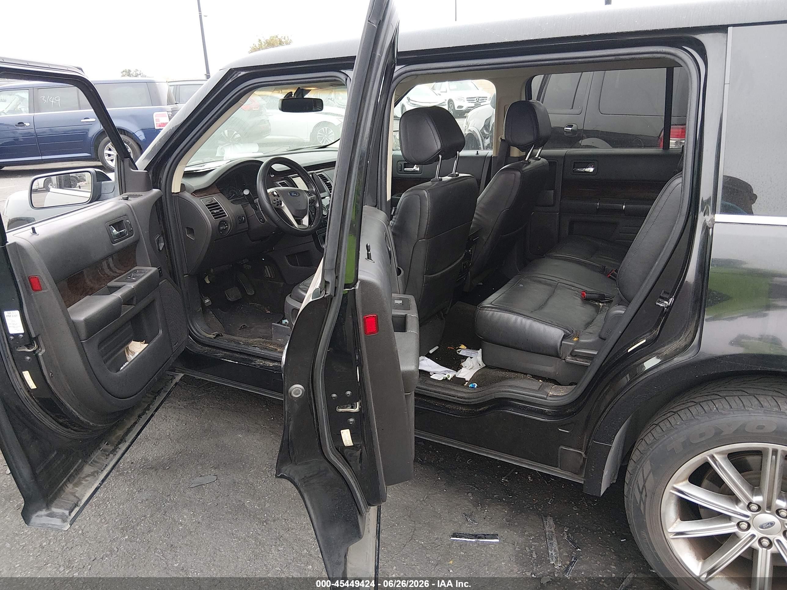 2013 Ford Flex Limited Черный vin: 2FMGK5D80DBD02300