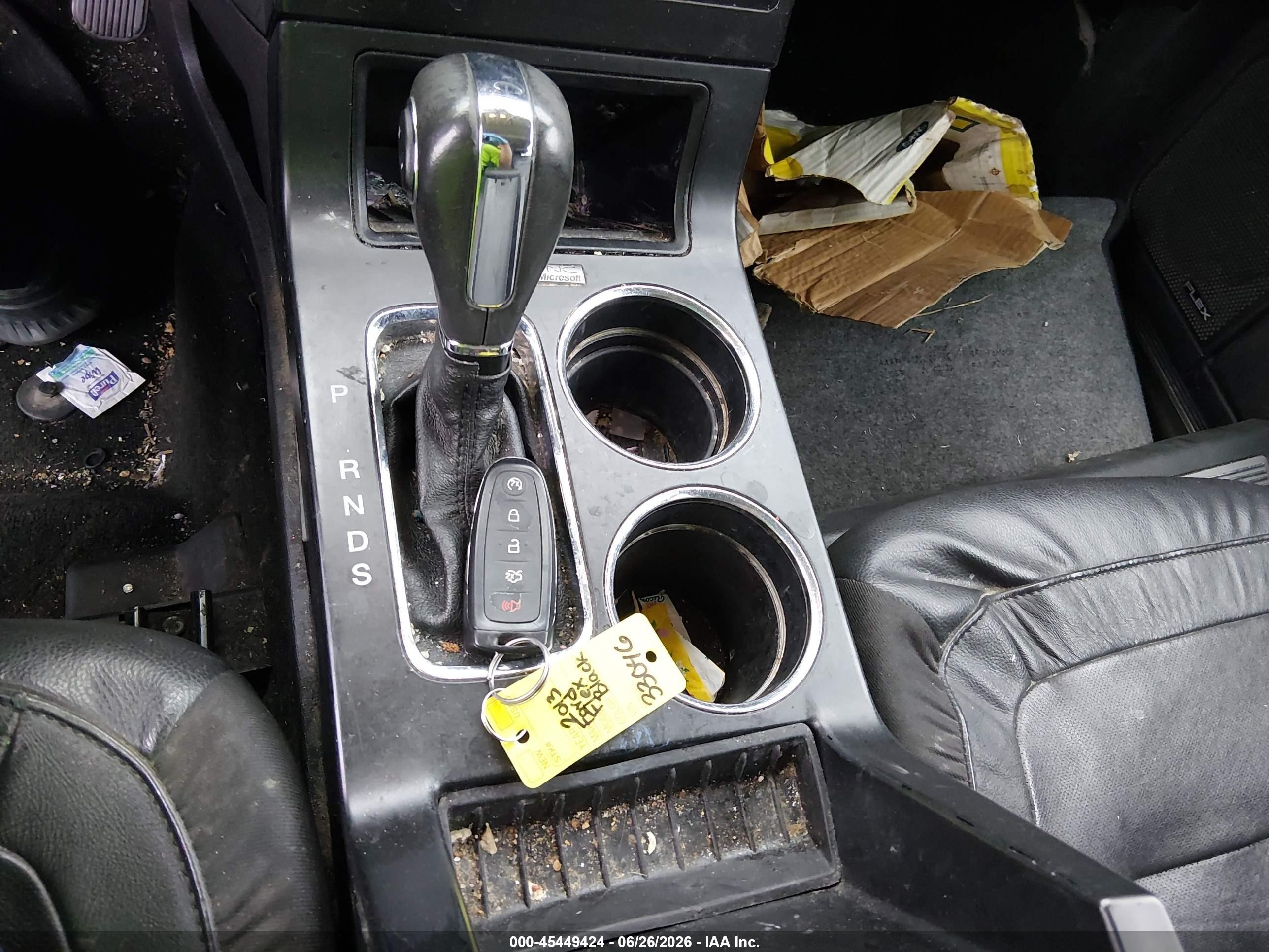 2013 Ford Flex Limited Черный vin: 2FMGK5D80DBD02300