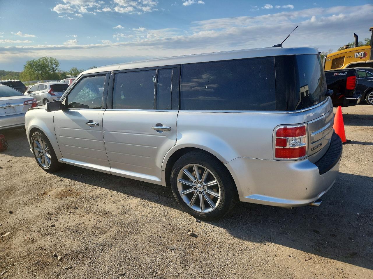2013 Ford Flex Silver vin: 2FMGK5D80DBD03589