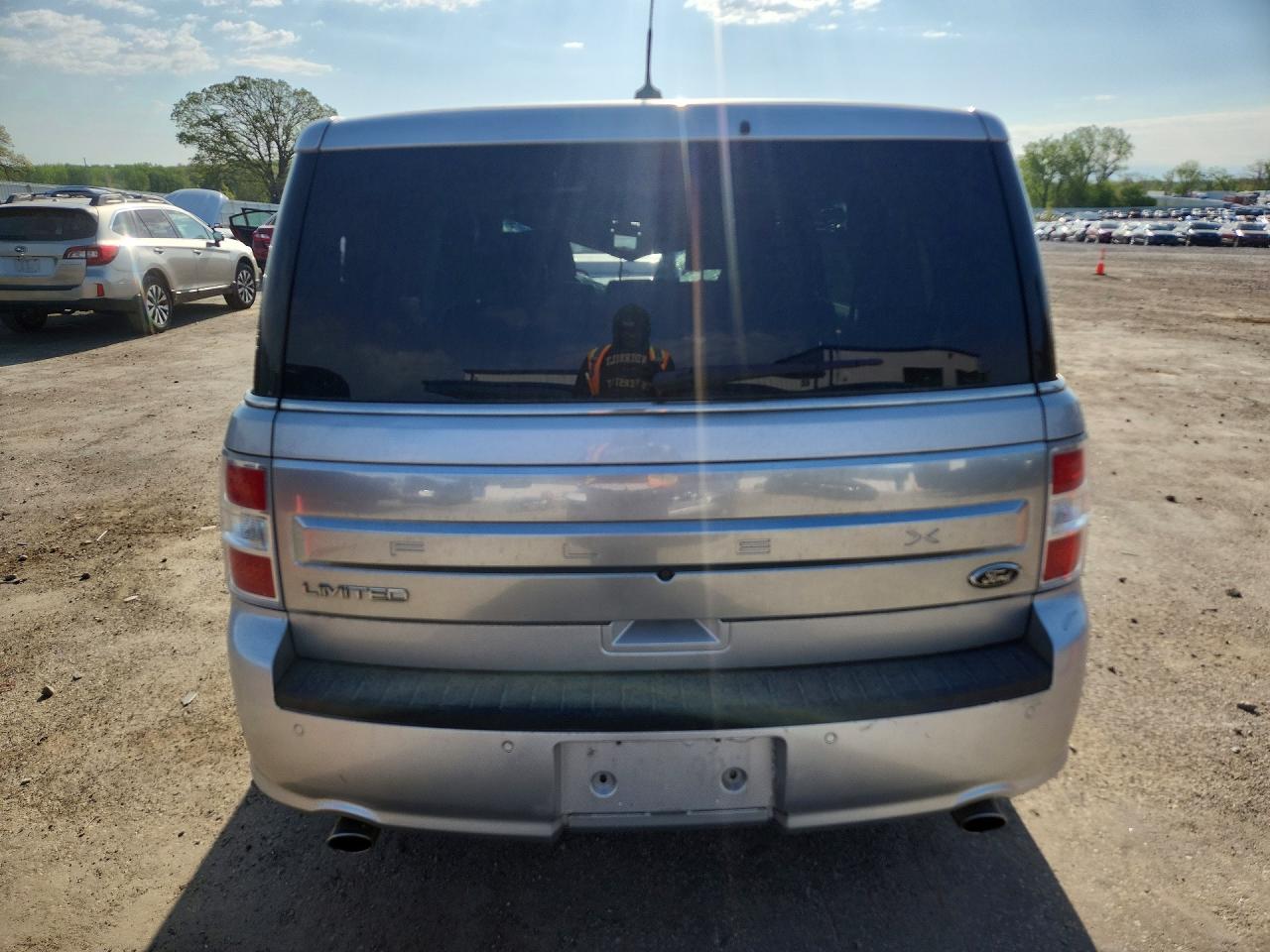 2013 Ford Flex Silver vin: 2FMGK5D80DBD03589