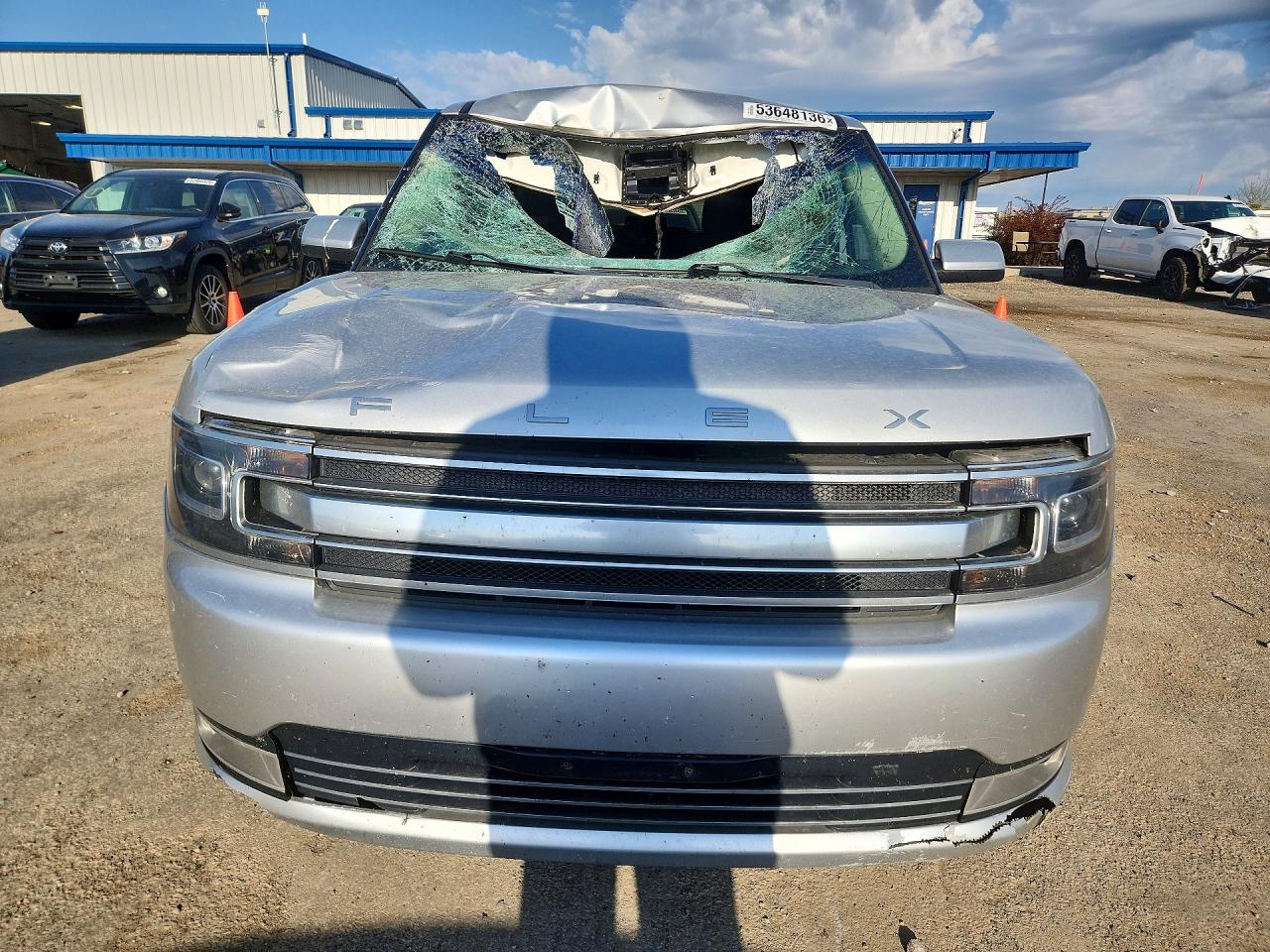2013 Ford Flex Silver vin: 2FMGK5D80DBD03589
