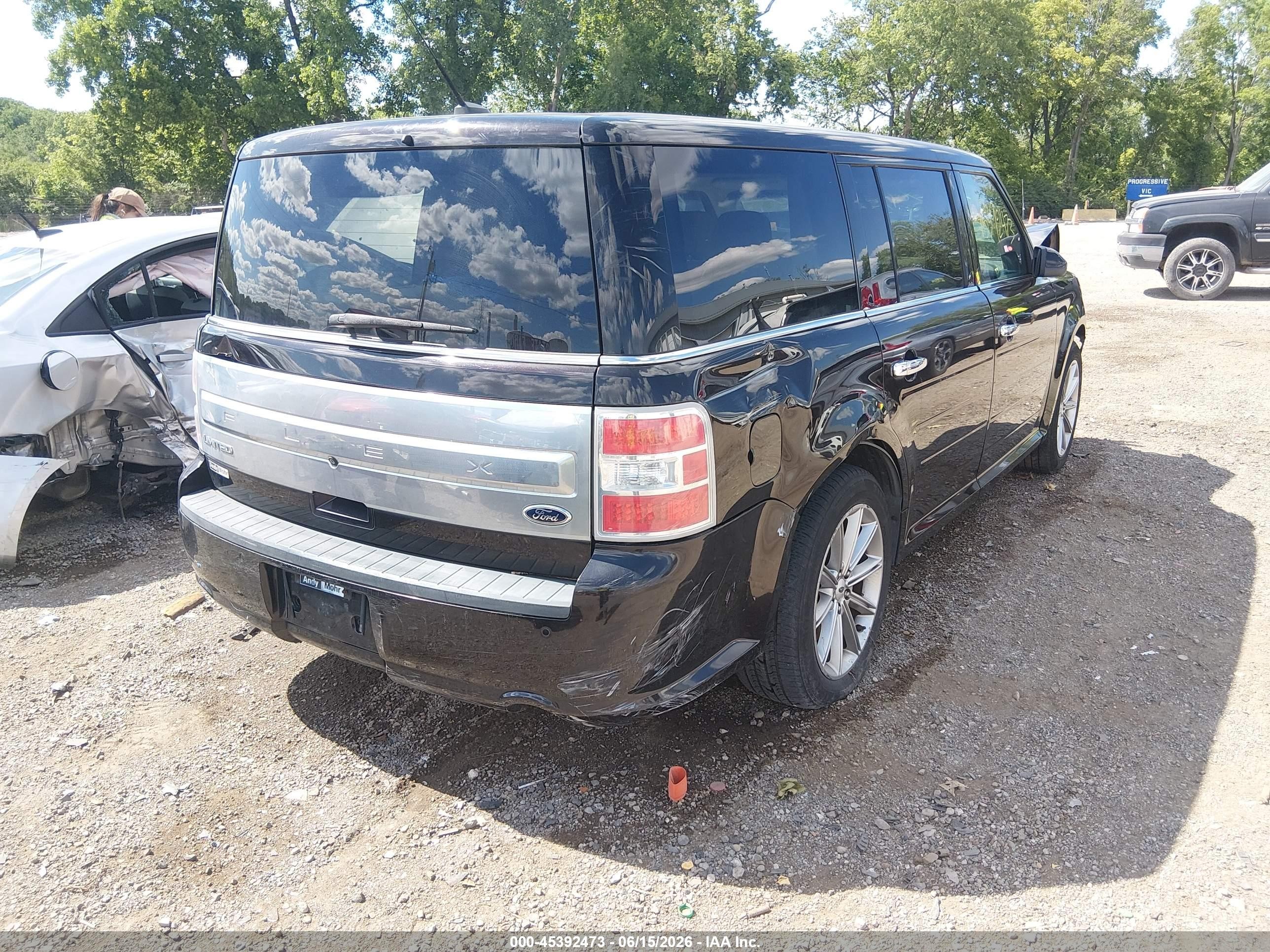 2014 Ford Flex Limited Burgundy vin: 2FMGK5D80EBD00659