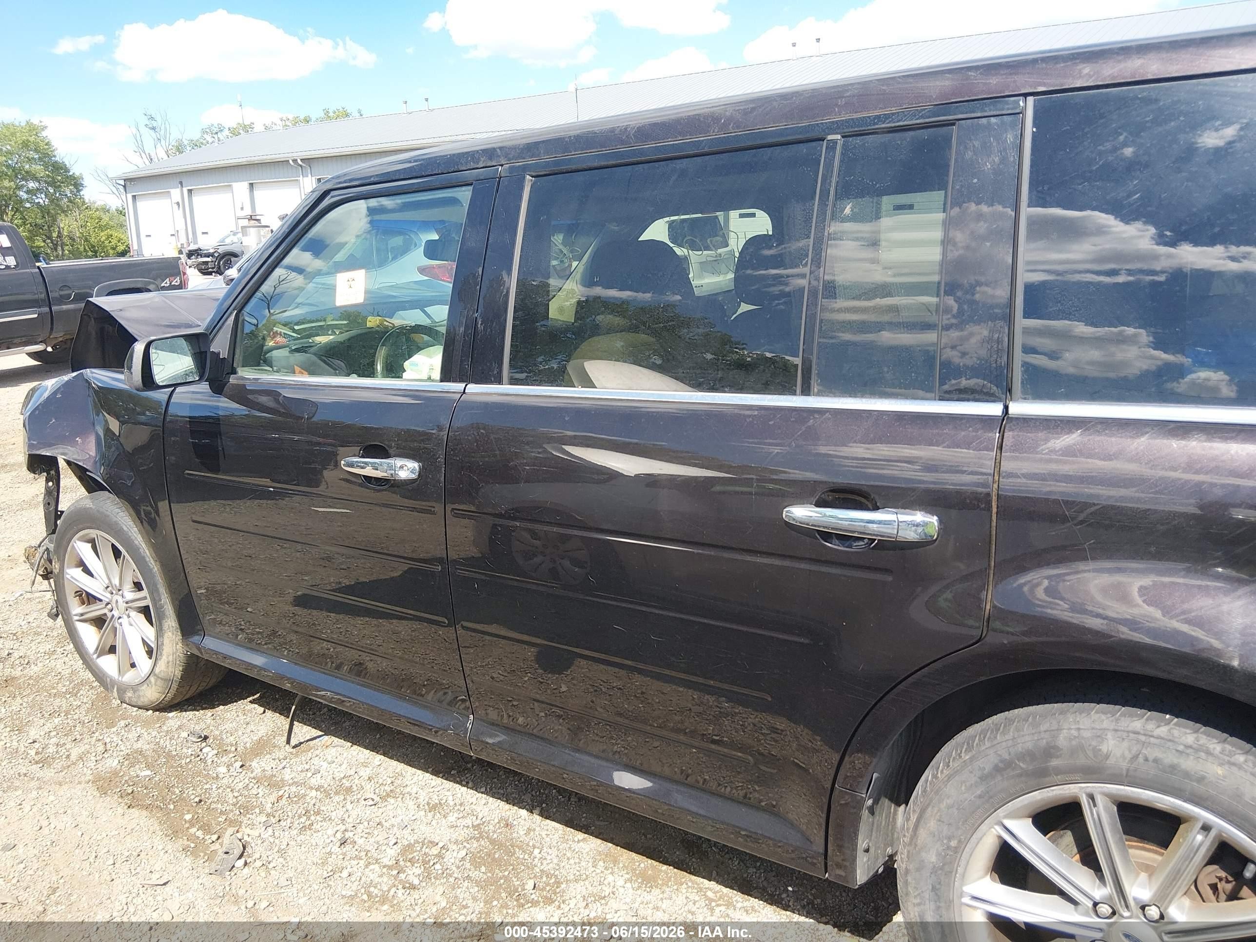2014 Ford Flex Limited Burgundy vin: 2FMGK5D80EBD00659