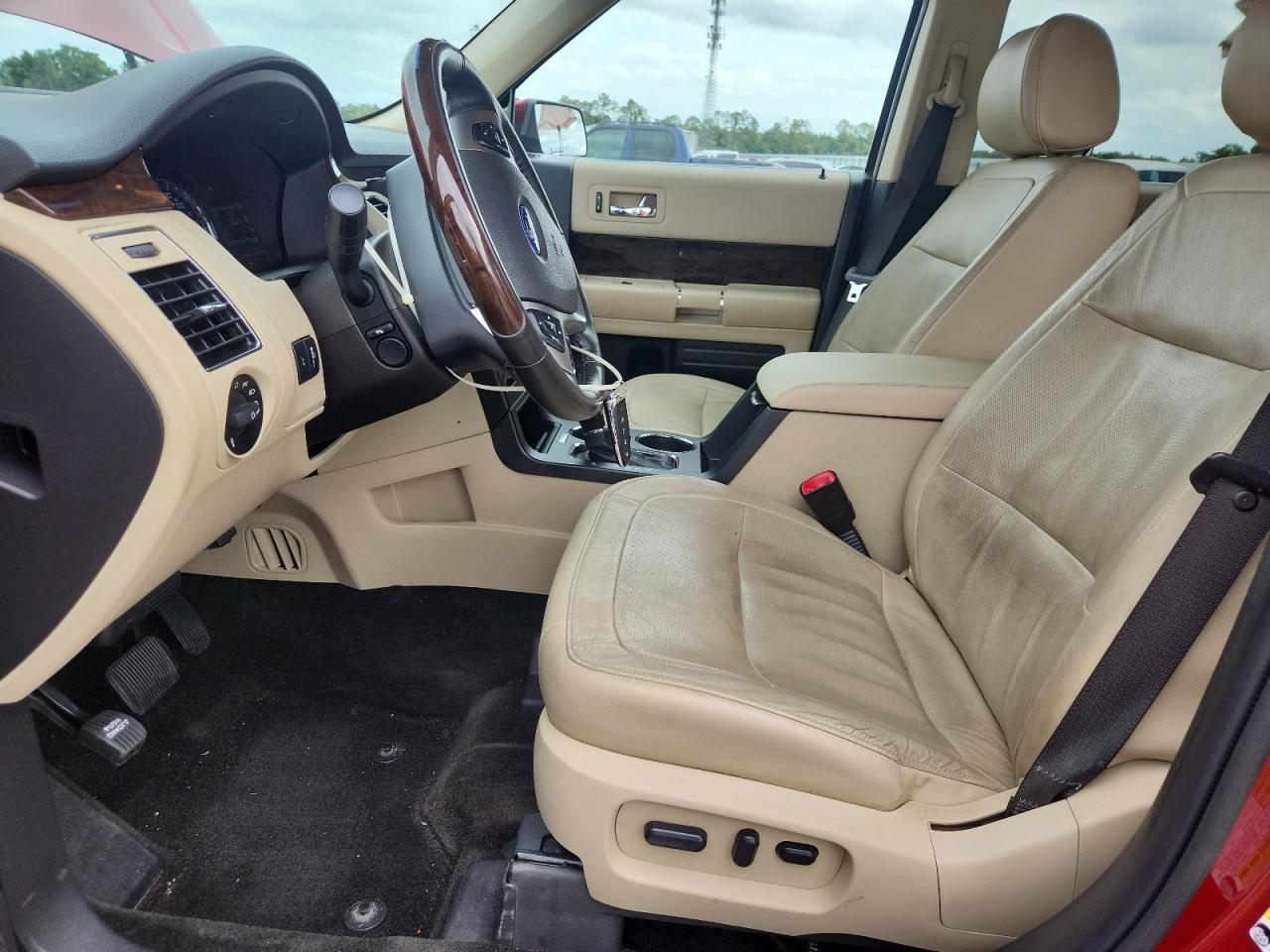 2015 Ford Flex Limited Красный vin: 2FMGK5D81FBA17477