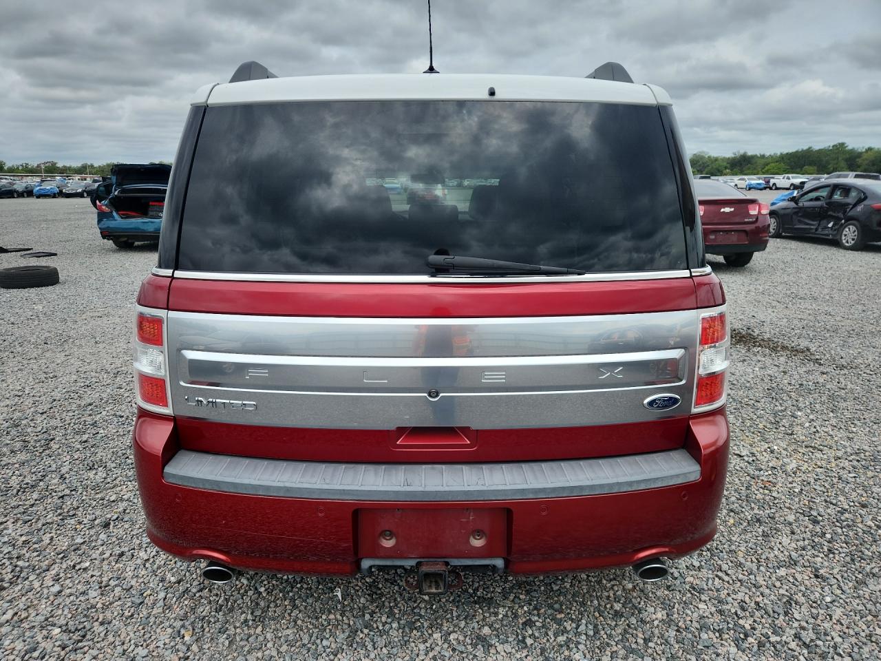 2015 Ford Flex Limited Красный vin: 2FMGK5D81FBA17477