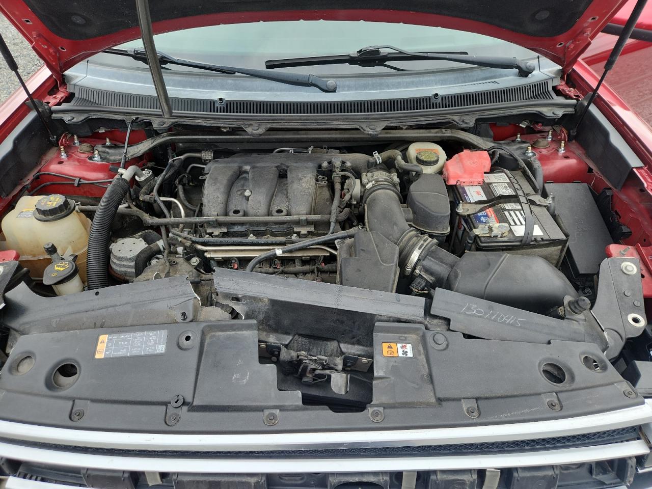 2015 Ford Flex Limited Красный vin: 2FMGK5D81FBA17477