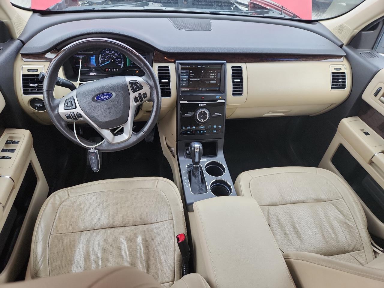 2015 Ford Flex Limited Красный vin: 2FMGK5D81FBA17477