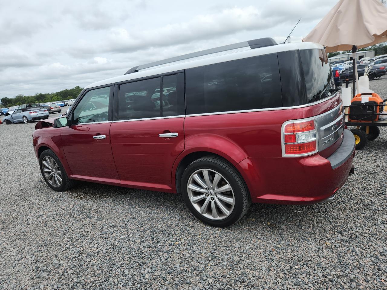 2015 Ford Flex Limited Красный vin: 2FMGK5D81FBA17477
