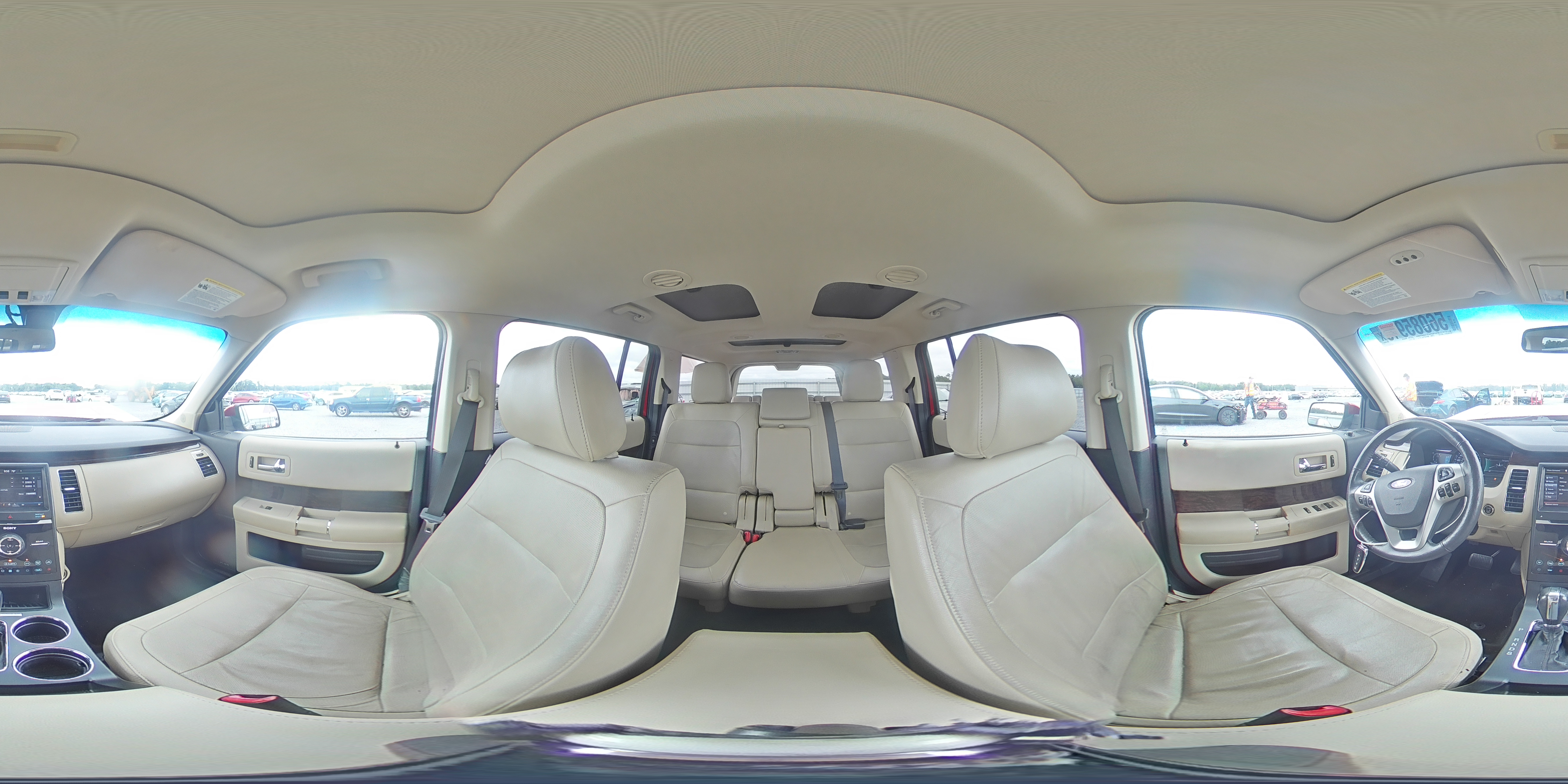 2015 Ford Flex Limited Красный vin: 2FMGK5D81FBA17477