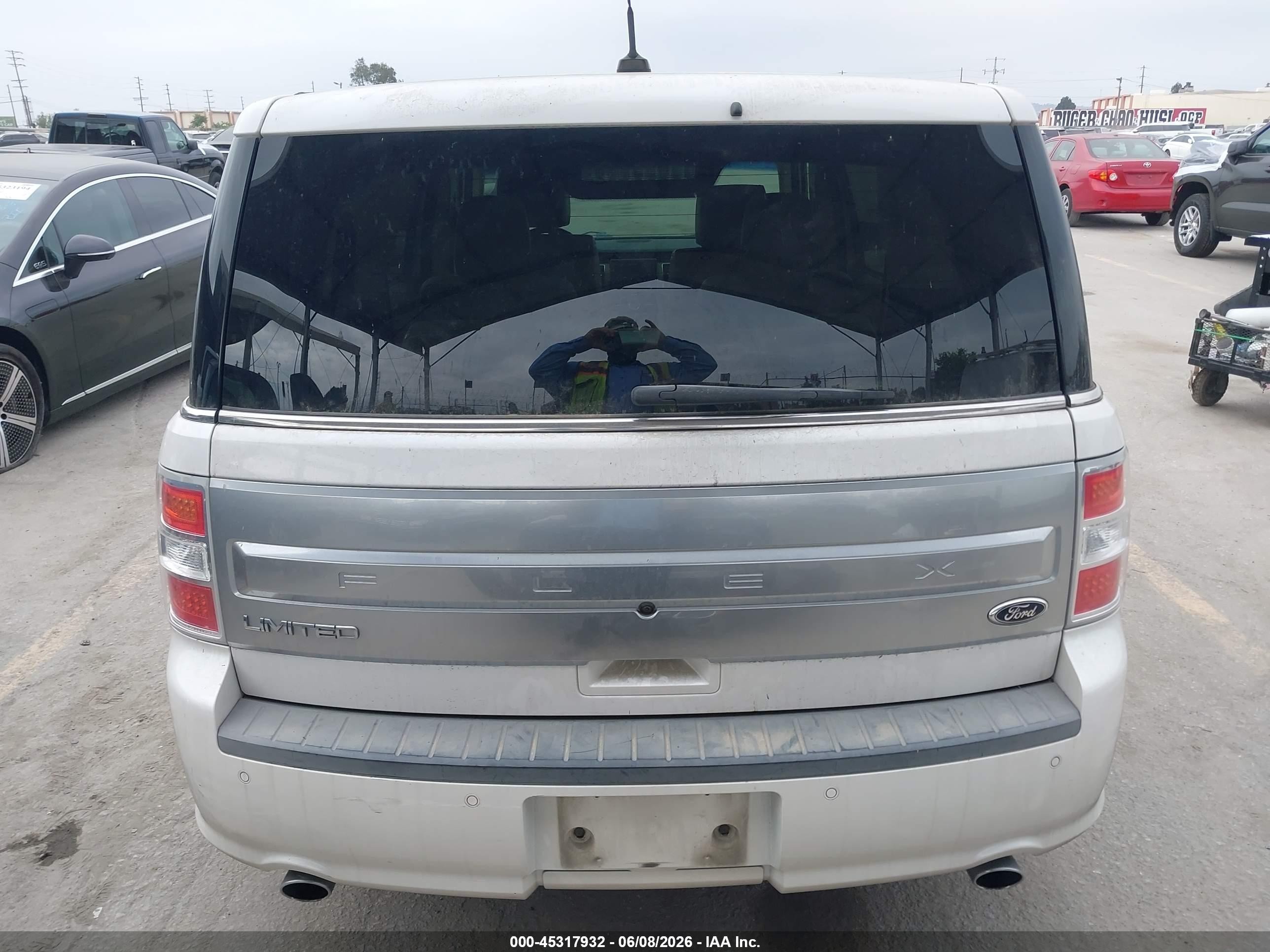 2013 Ford Flex Limited White vin: 2FMGK5D82DBD07093