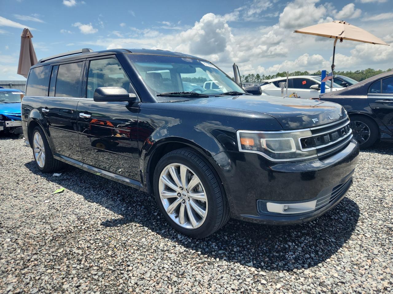 2013 Ford Flex Limited Black vin: 2FMGK5D82DBD20166
