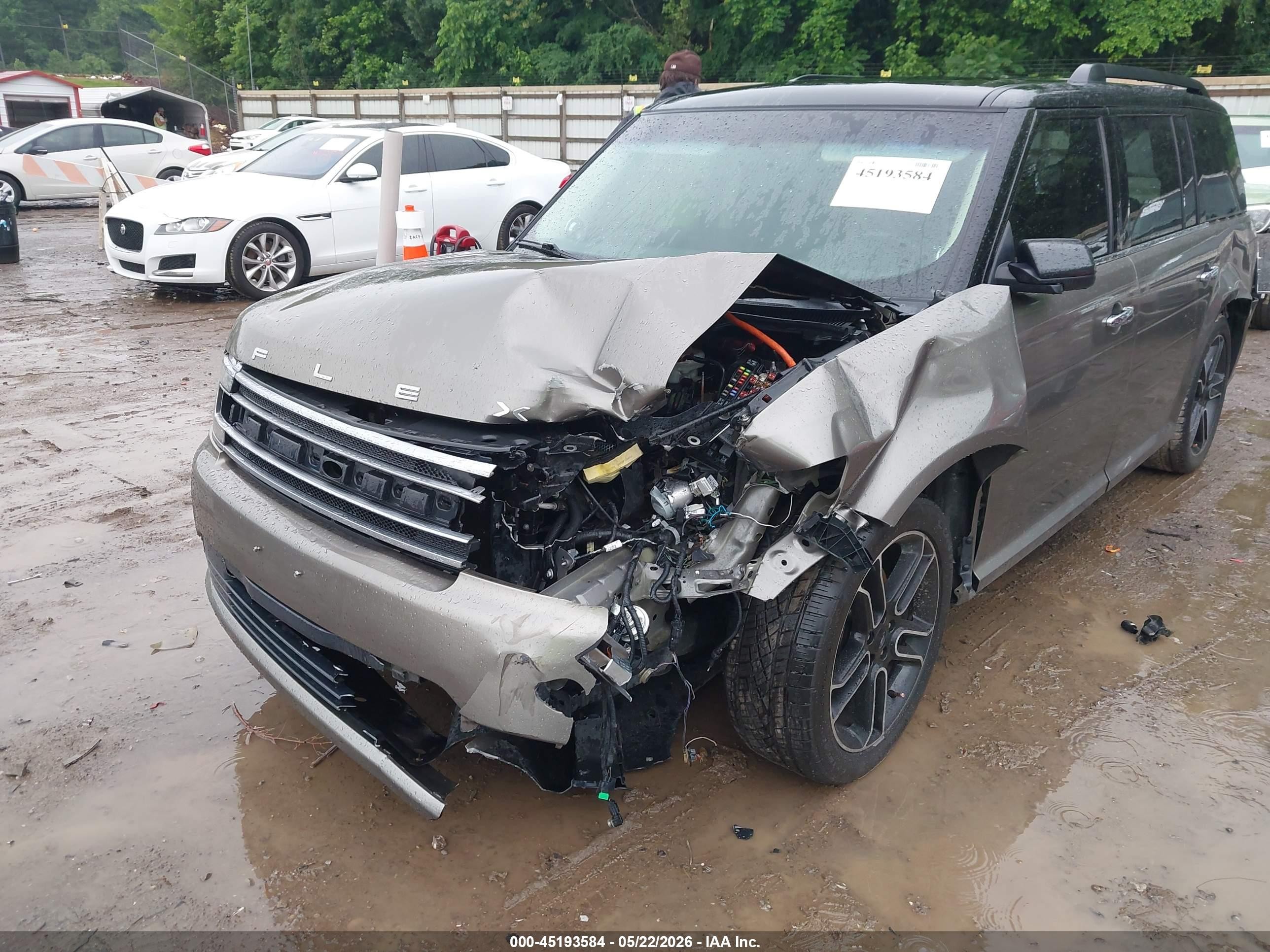 2014 Ford Flex Limited Gray vin: 2FMGK5D82EBD34621