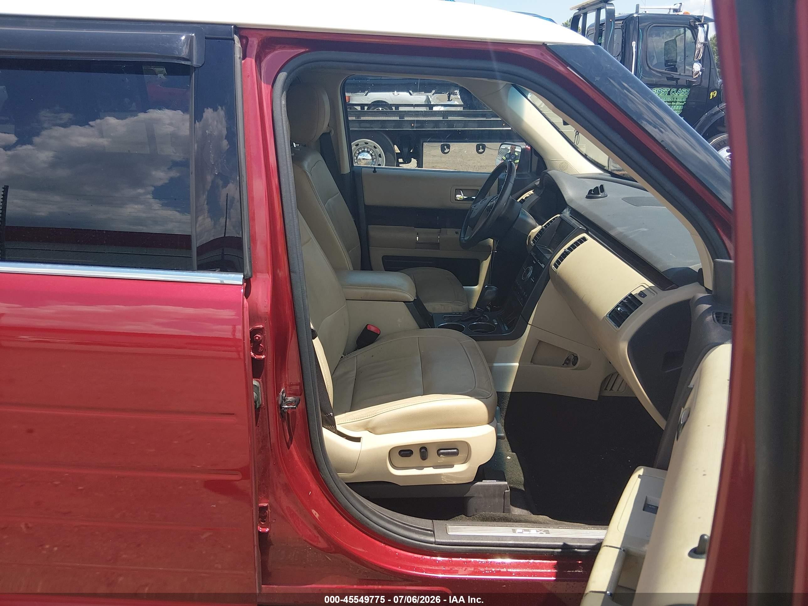 2015 Ford Flex Limited Red vin: 2FMGK5D82FBA13860