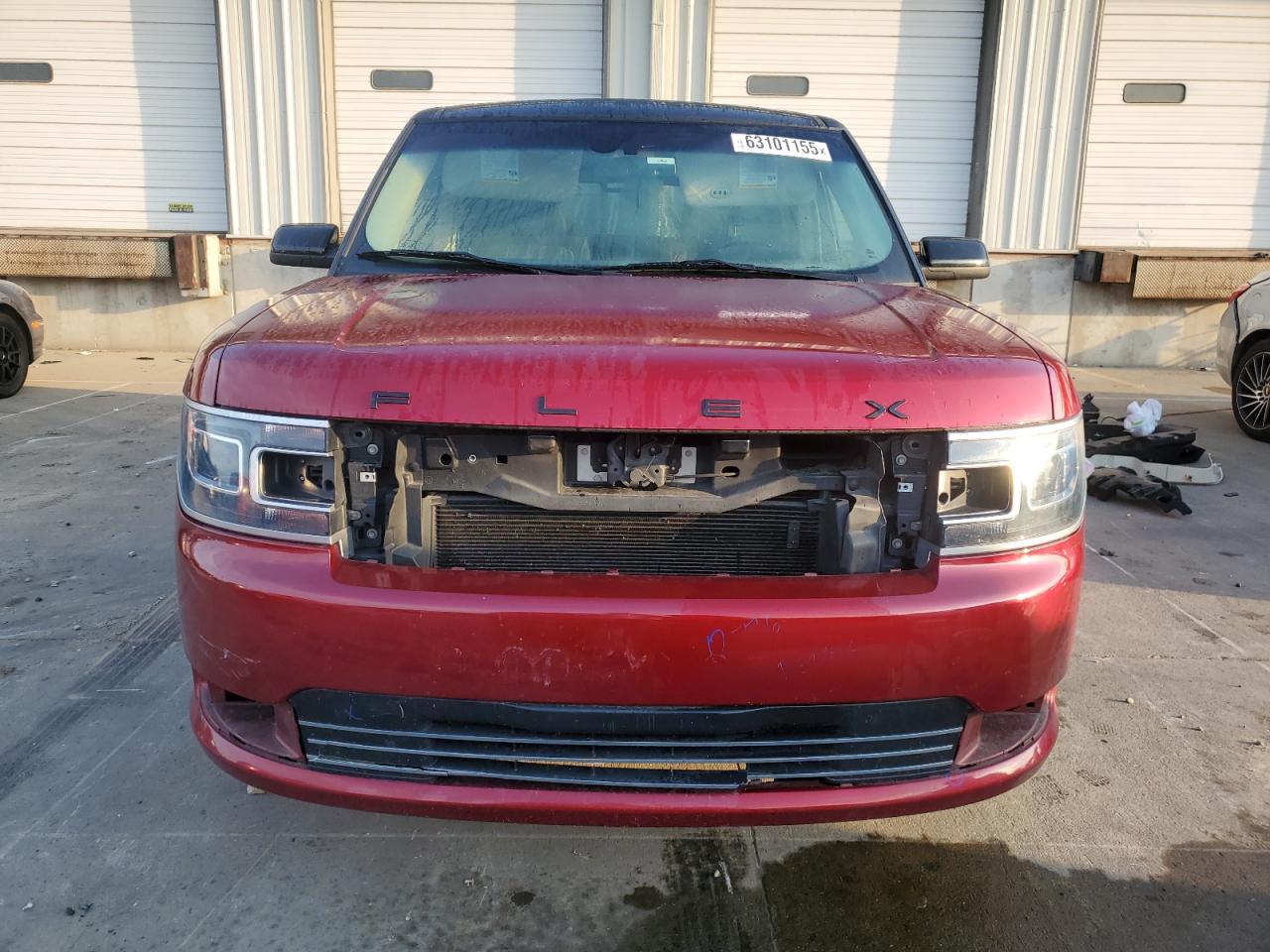 2018 Ford Flex Limited Burgundy vin: 2FMGK5D82JBA22650