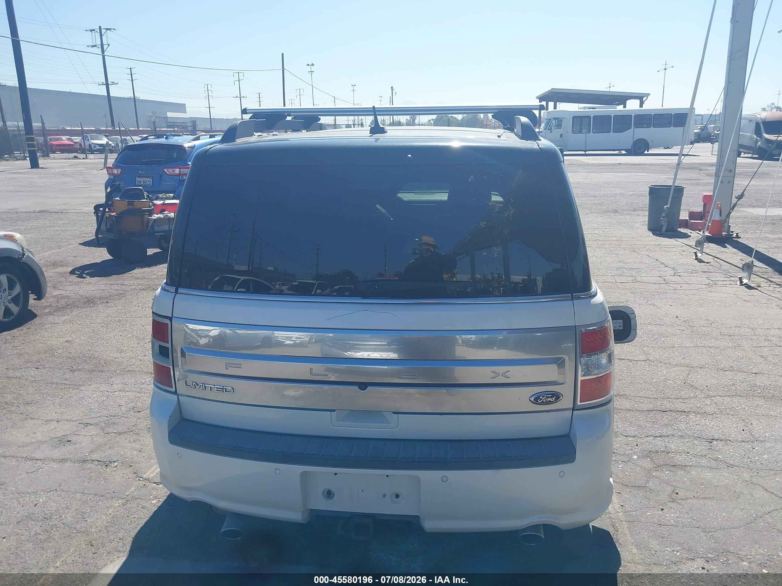 2013 Ford Flex Limited Белый vin: 2FMGK5D83DBD23688