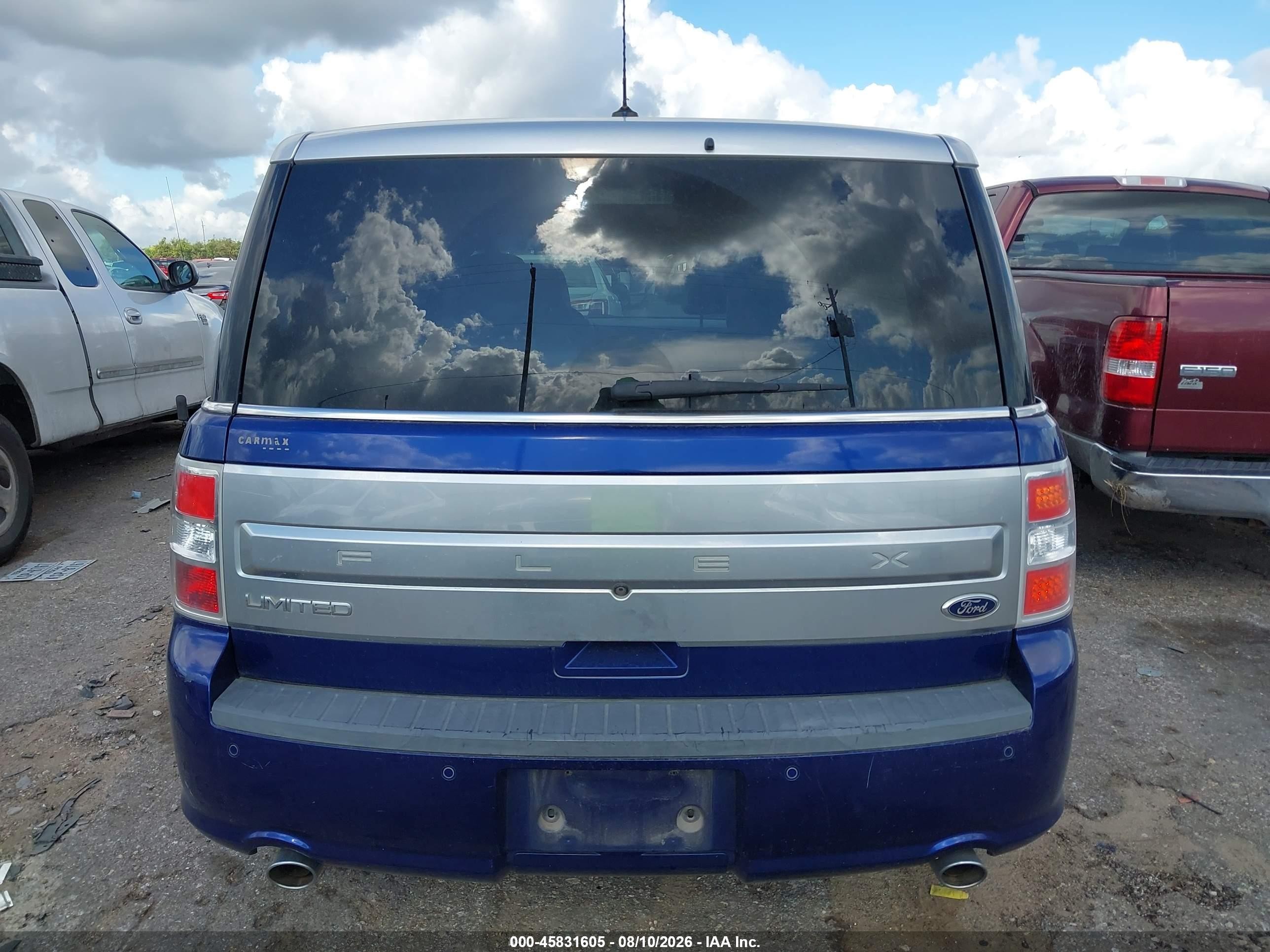 2013 Ford Flex Limited Blue vin: 2FMGK5D83DBD24968