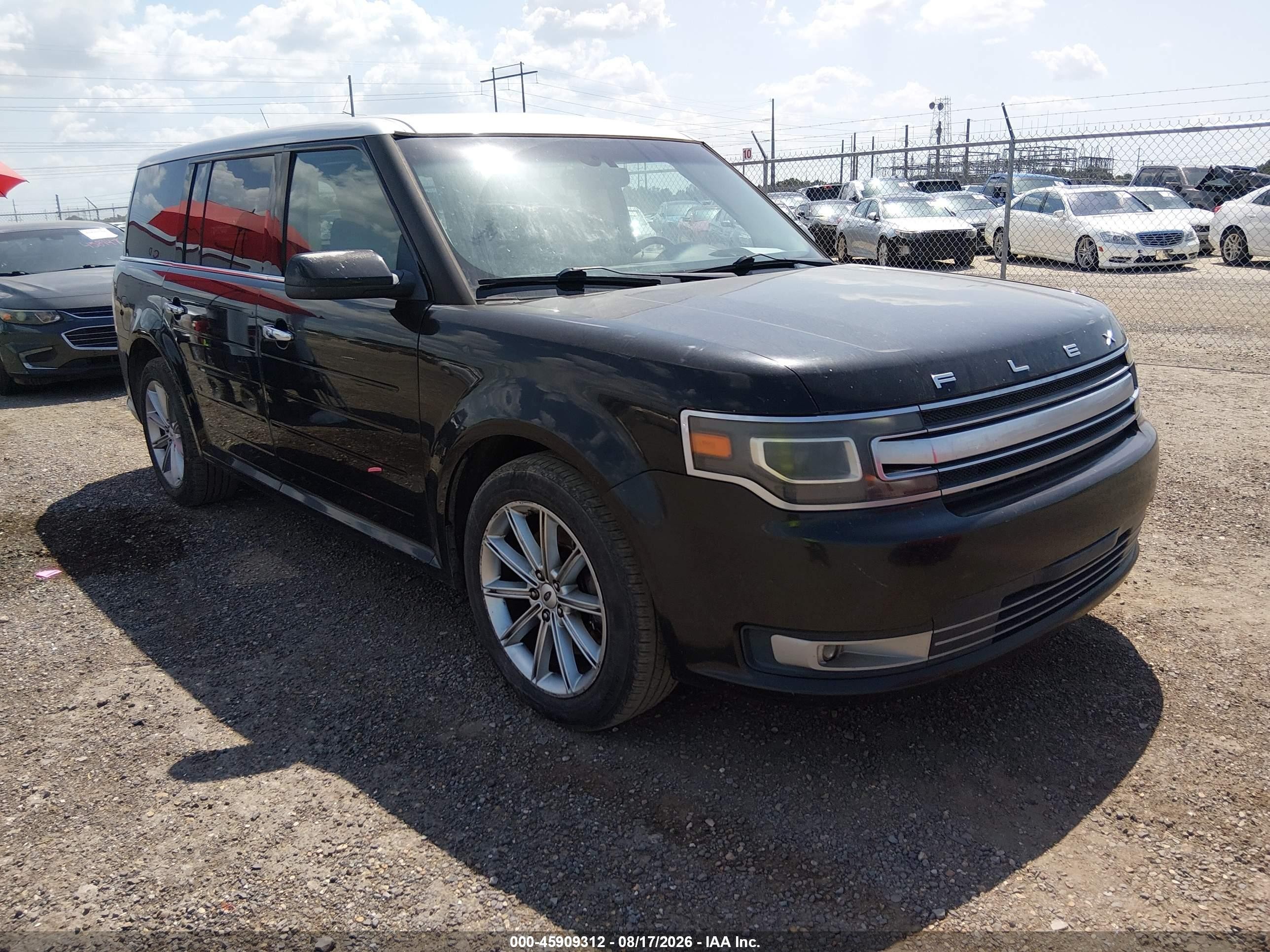 2013 Ford Flex Limited Black vin: 2FMGK5D83DBD33444