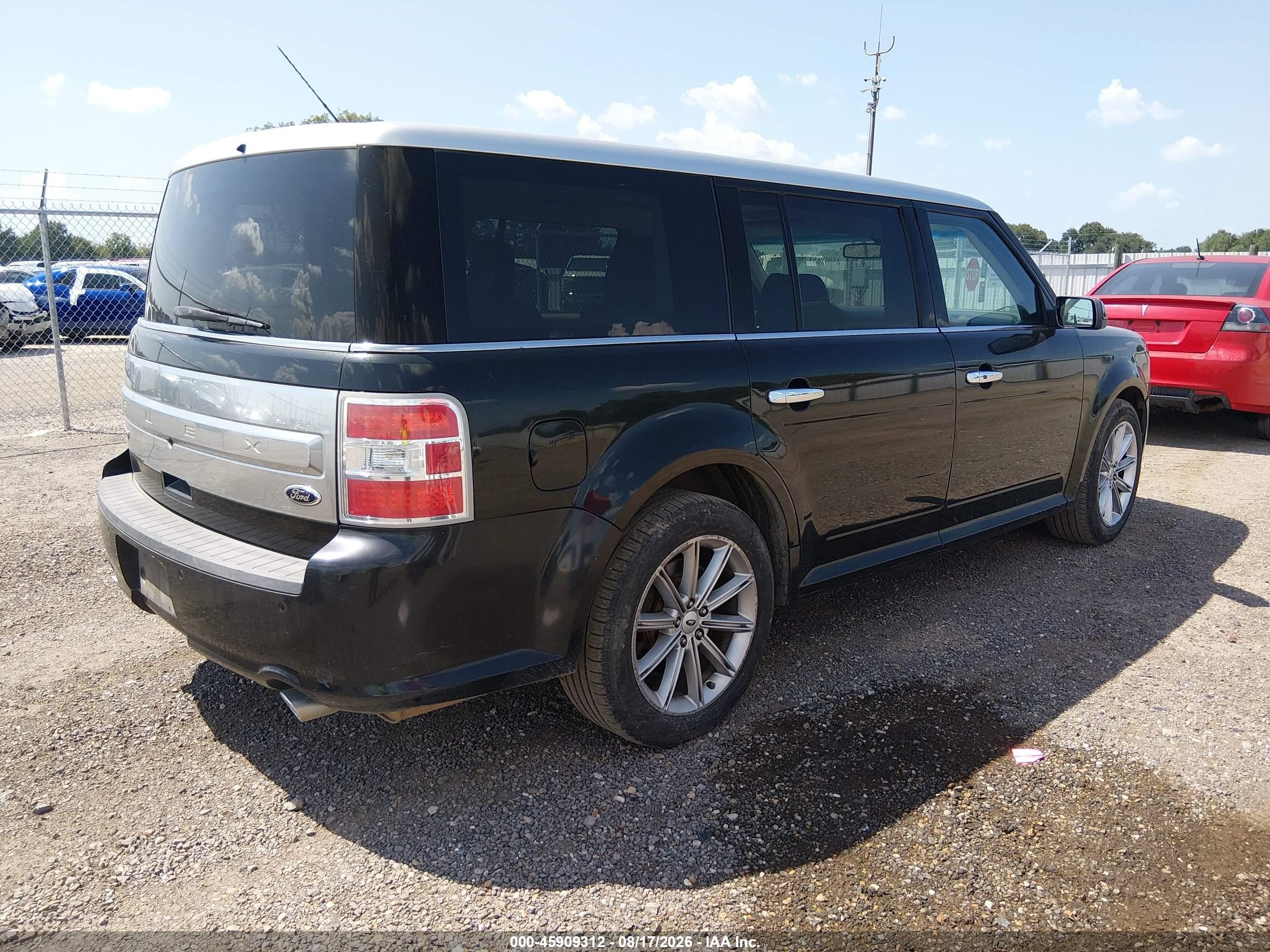 2013 Ford Flex Limited Black vin: 2FMGK5D83DBD33444