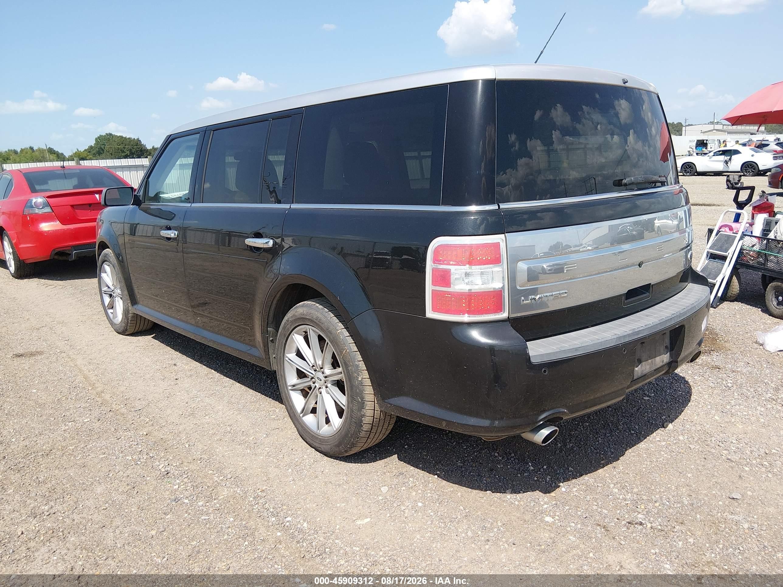 2013 Ford Flex Limited Black vin: 2FMGK5D83DBD33444