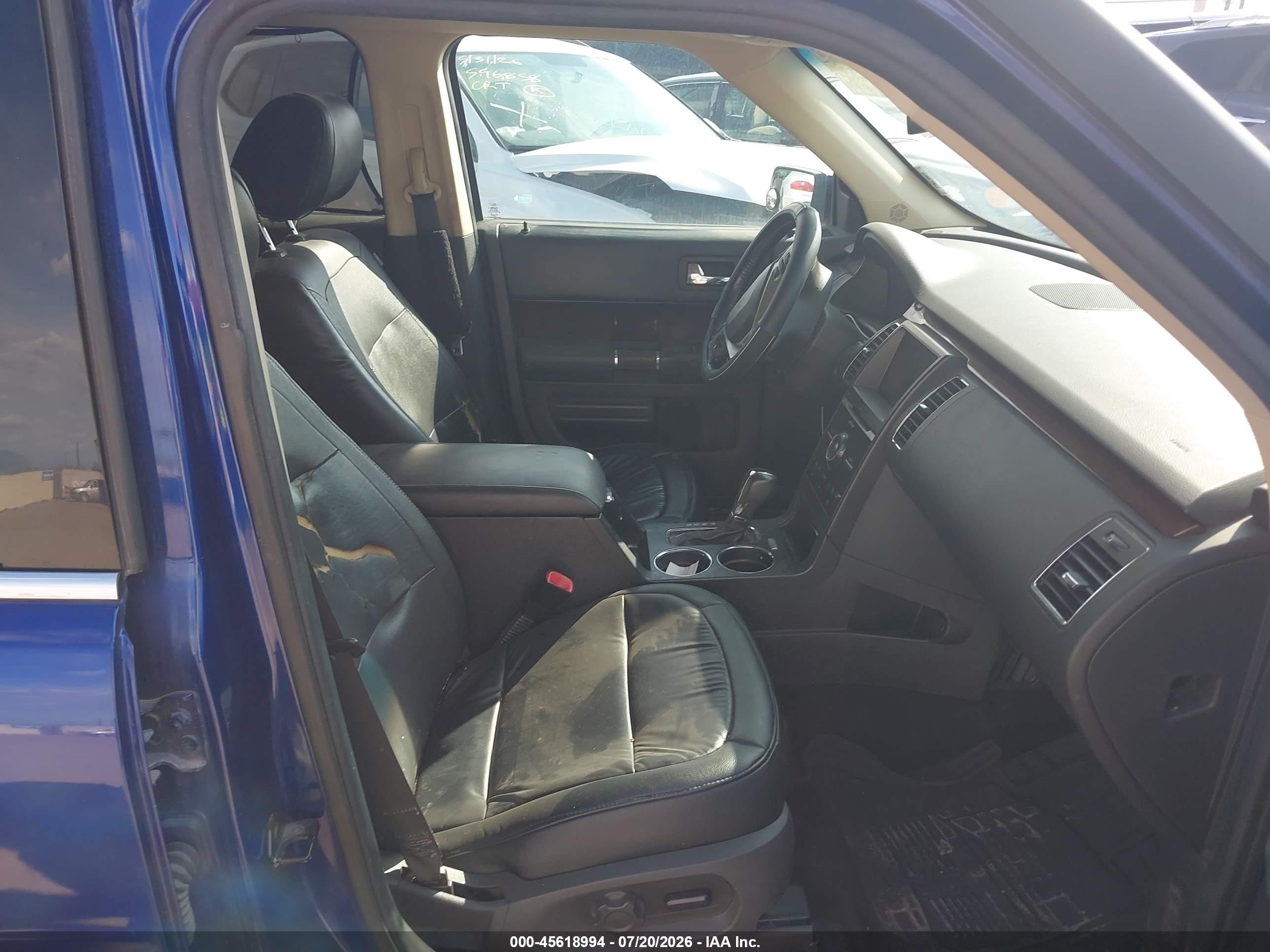 2014 Ford Flex Limited Blue vin: 2FMGK5D83EBD22364