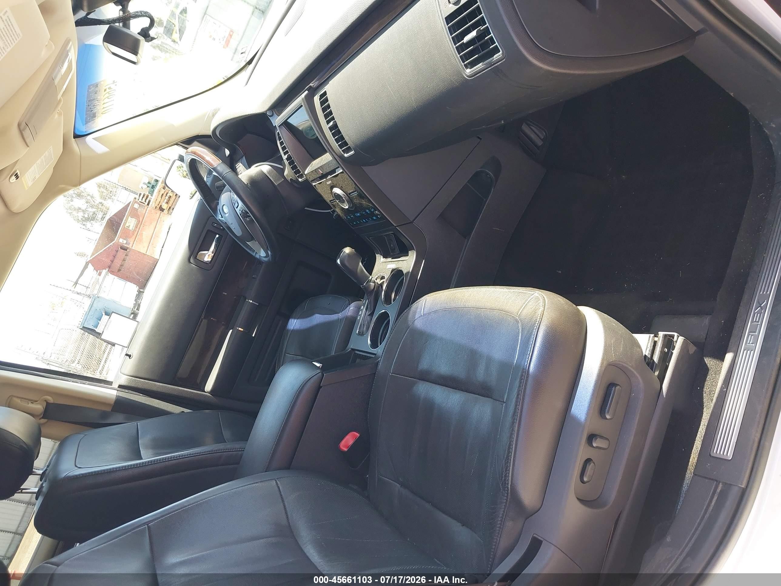 2013 Ford Flex Limited White vin: 2FMGK5D84DBD18953